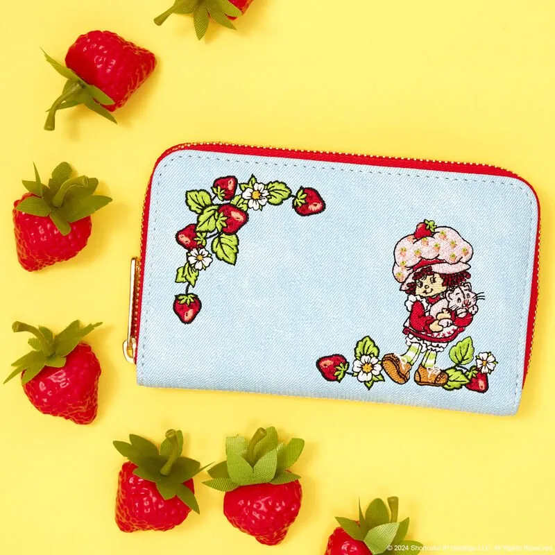 Loungefly x Strawberry Shortcake Denim Plaid Wallet