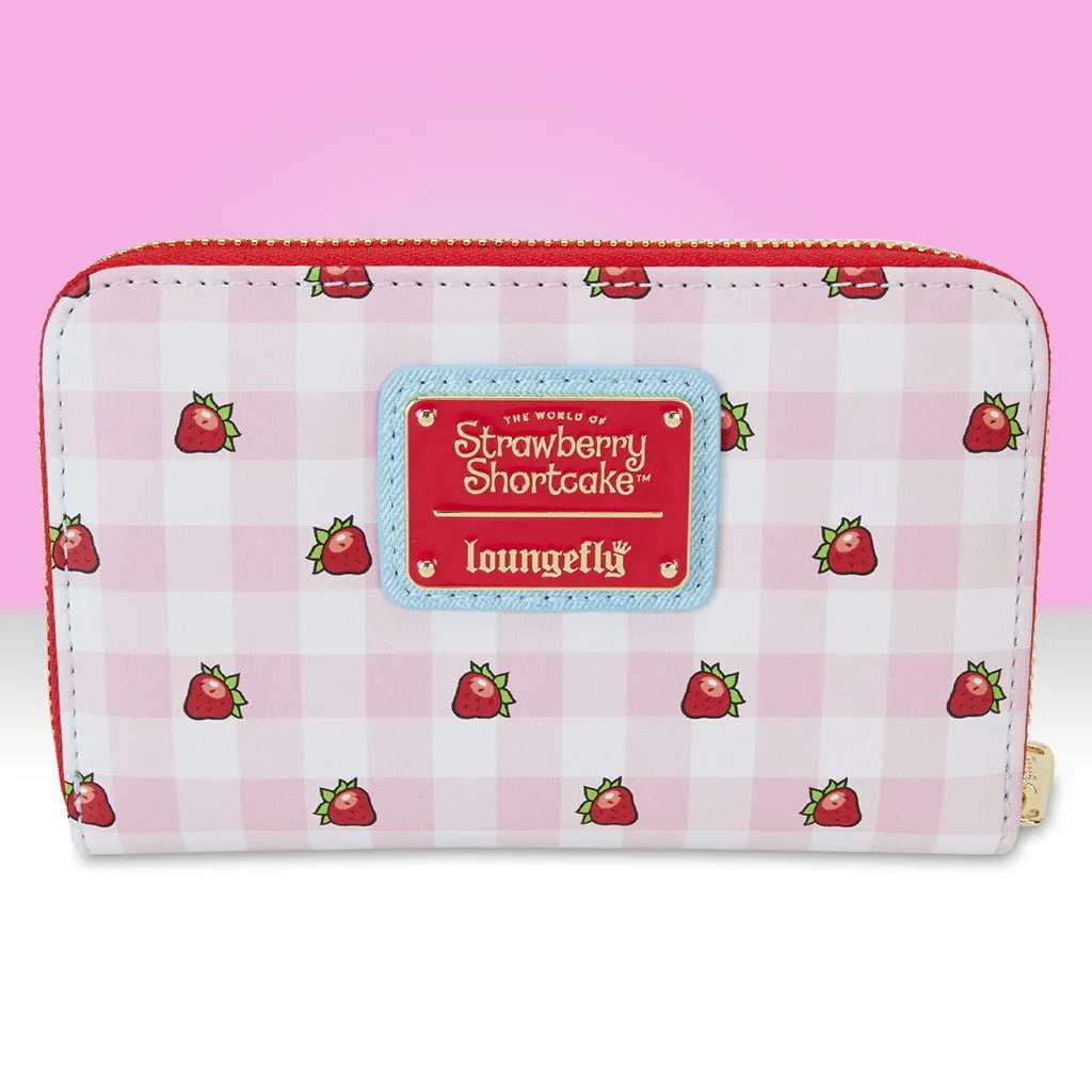 Loungefly x Strawberry Shortcake Denim Plaid Wallet