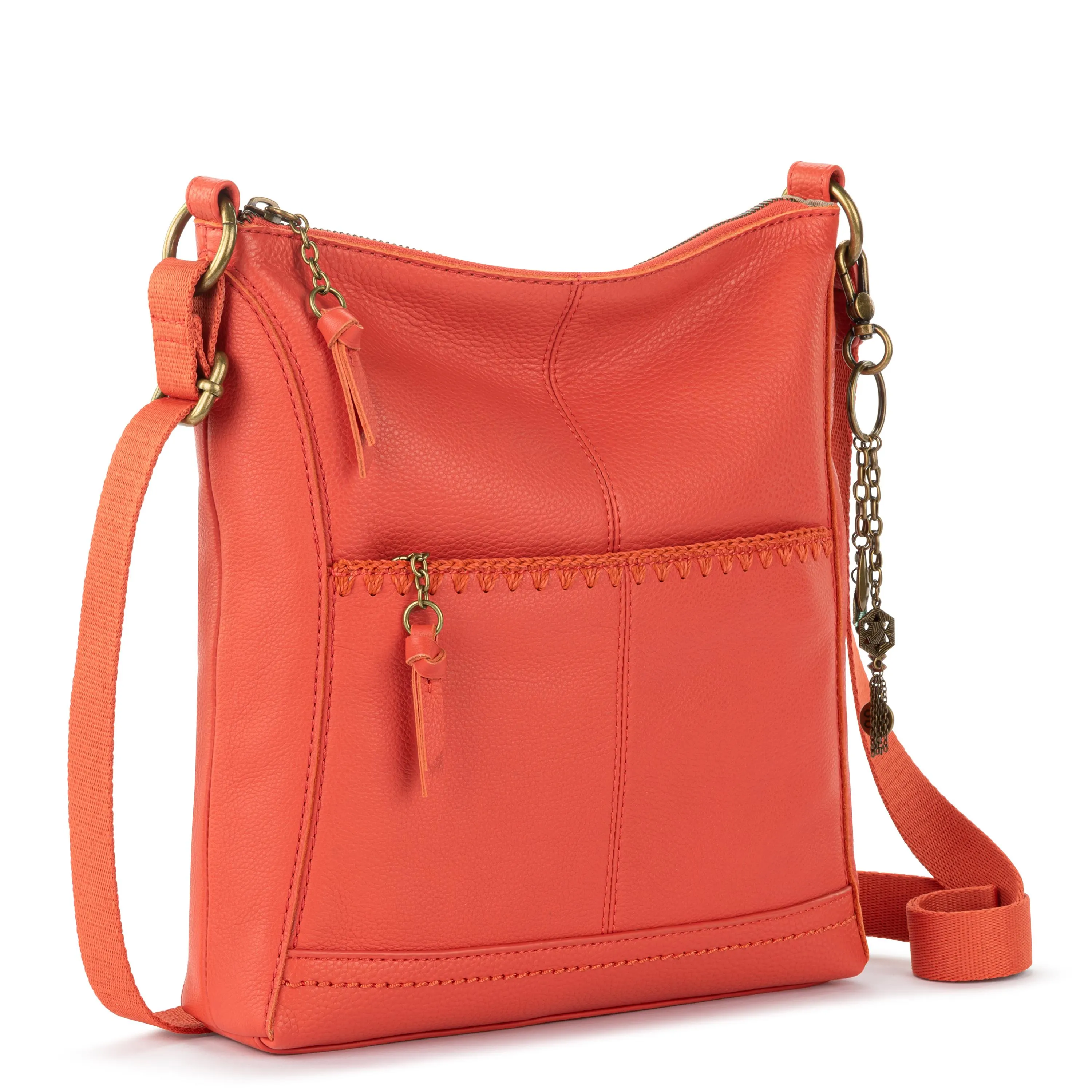 Lucia Crossbody - Leather - Cayenne Stitch