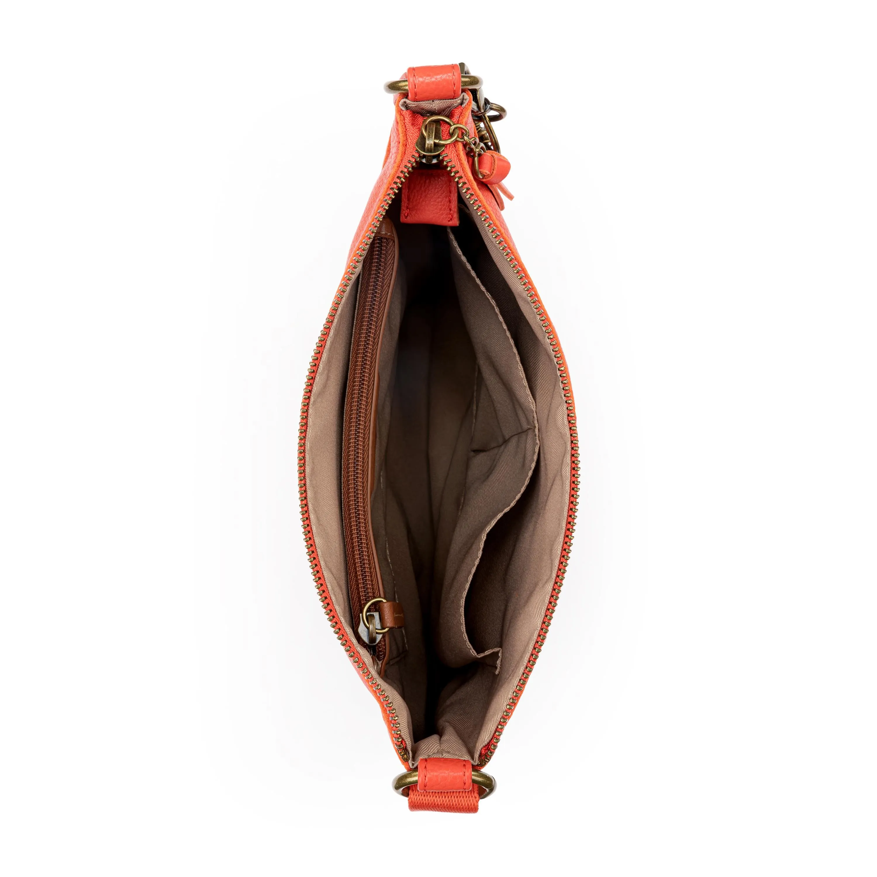 Lucia Crossbody - Leather - Cayenne Stitch