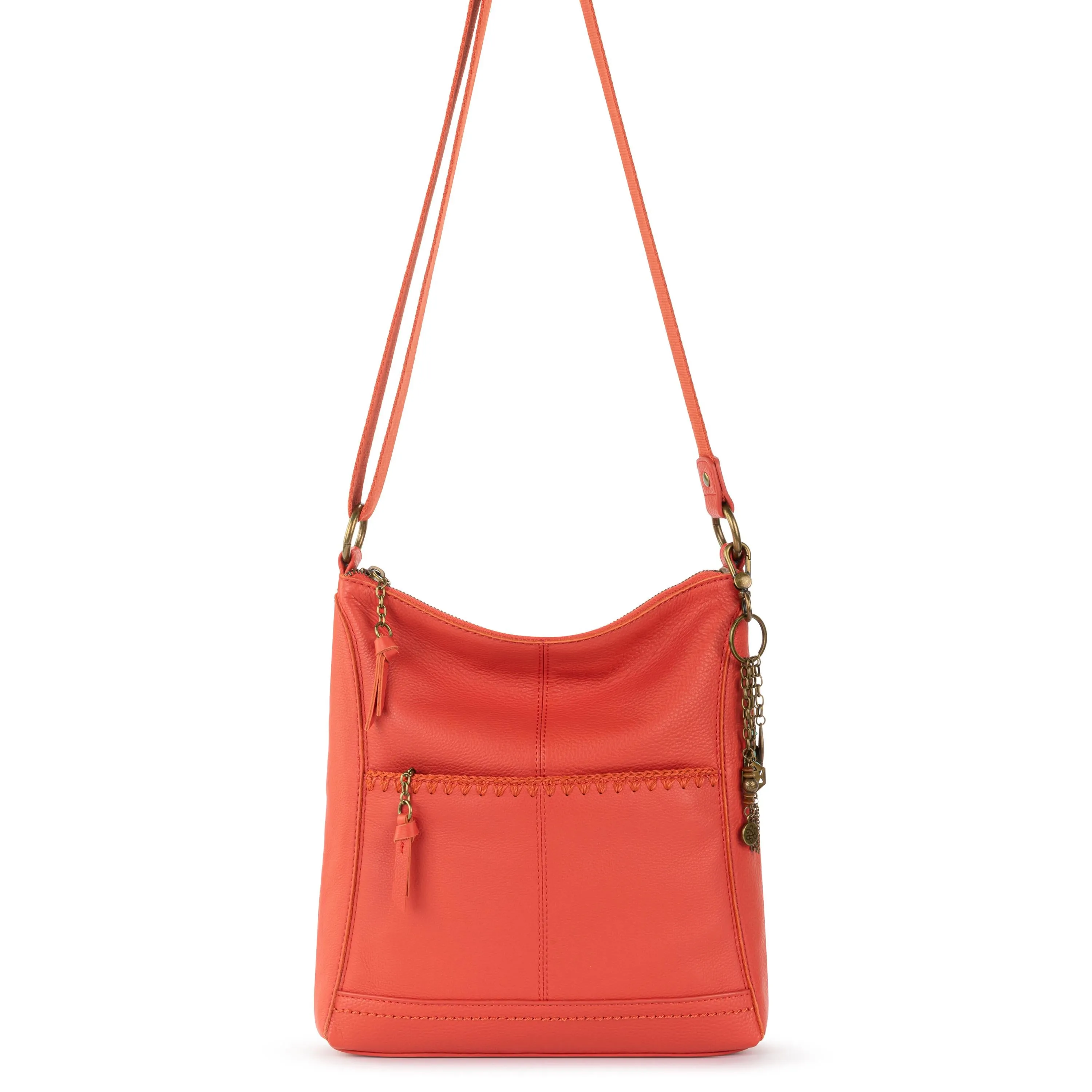 Lucia Crossbody - Leather - Cayenne Stitch