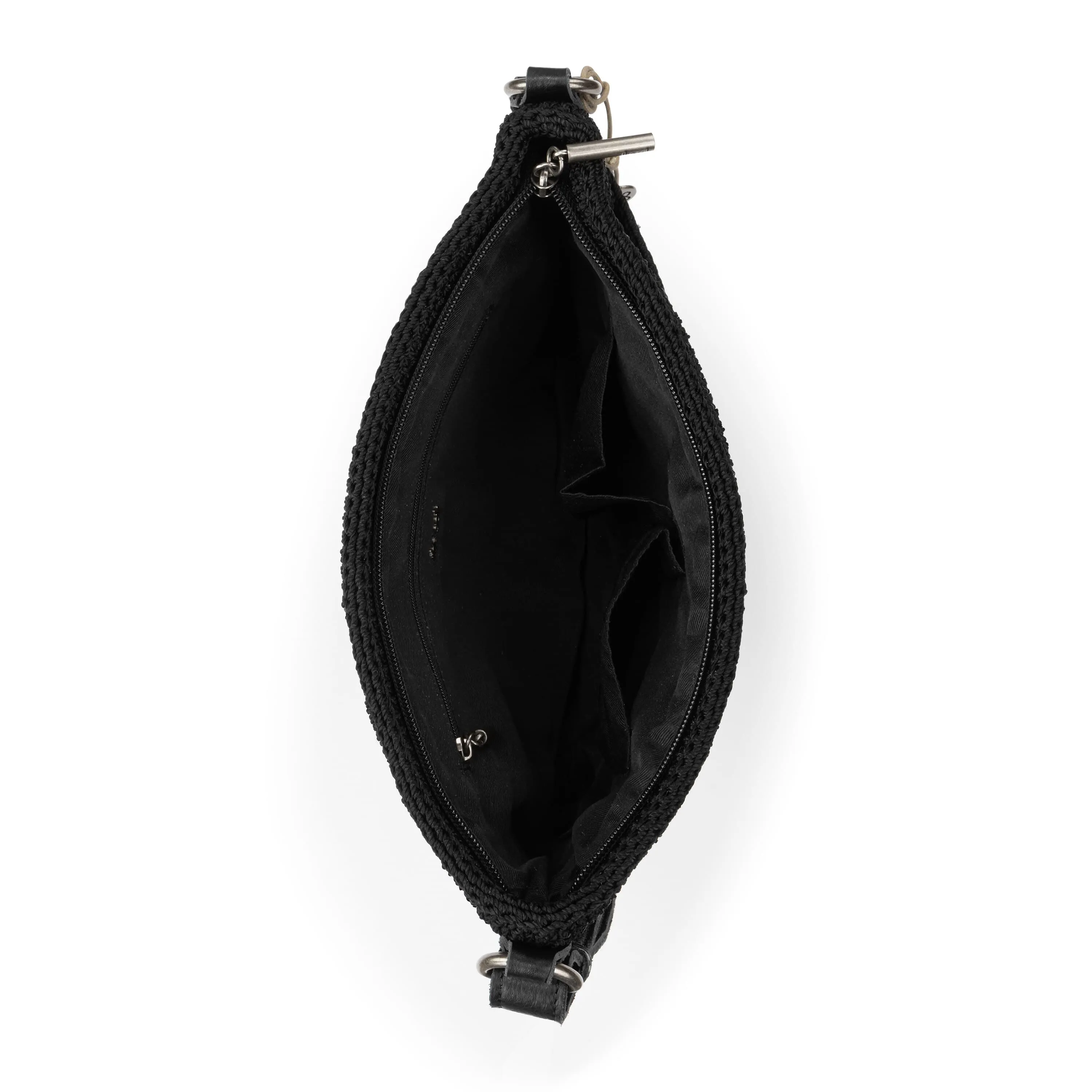 Melrose Crossbody - Hand Crochet - Black