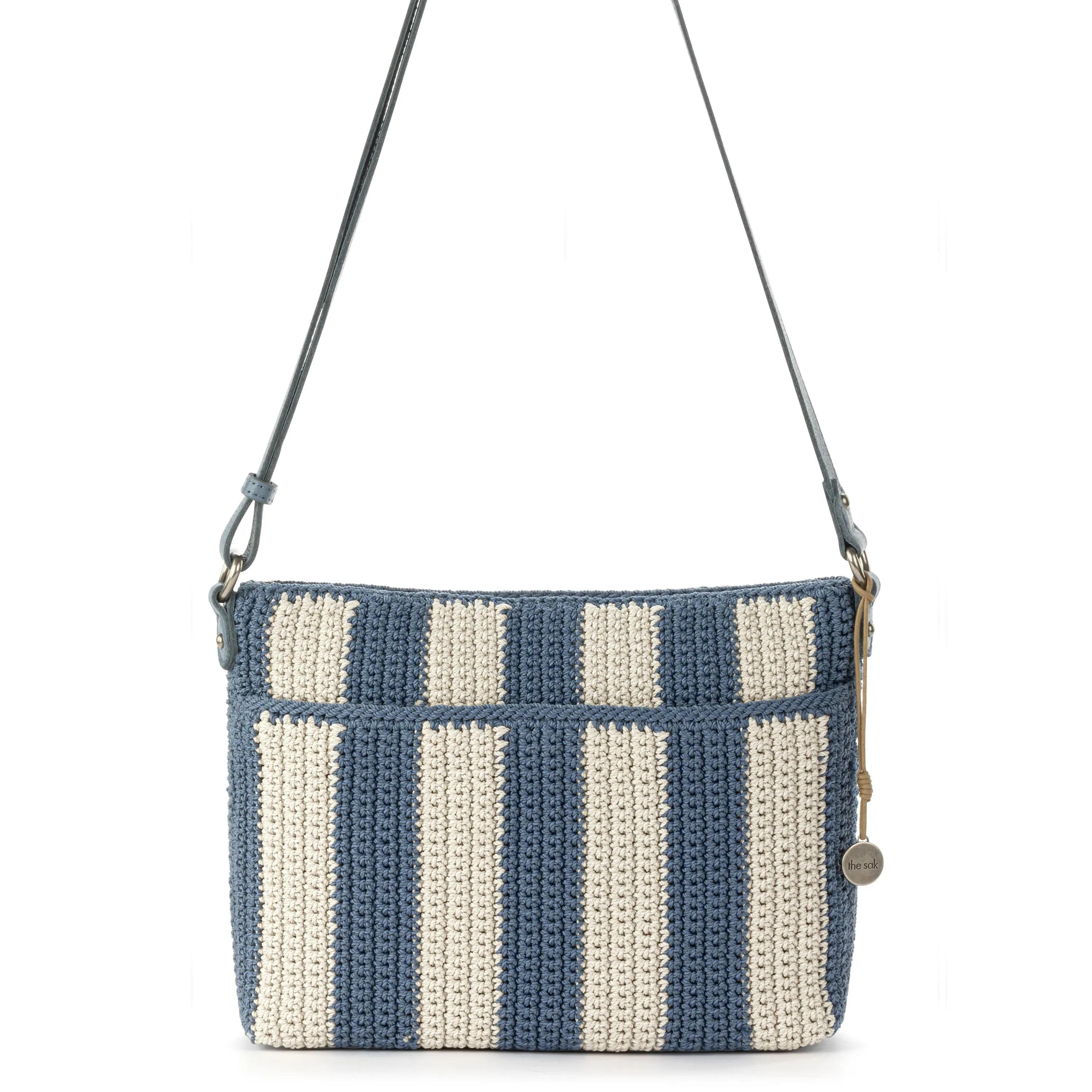 Melrose Crossbody - Hand Crochet - Maritime Stripe