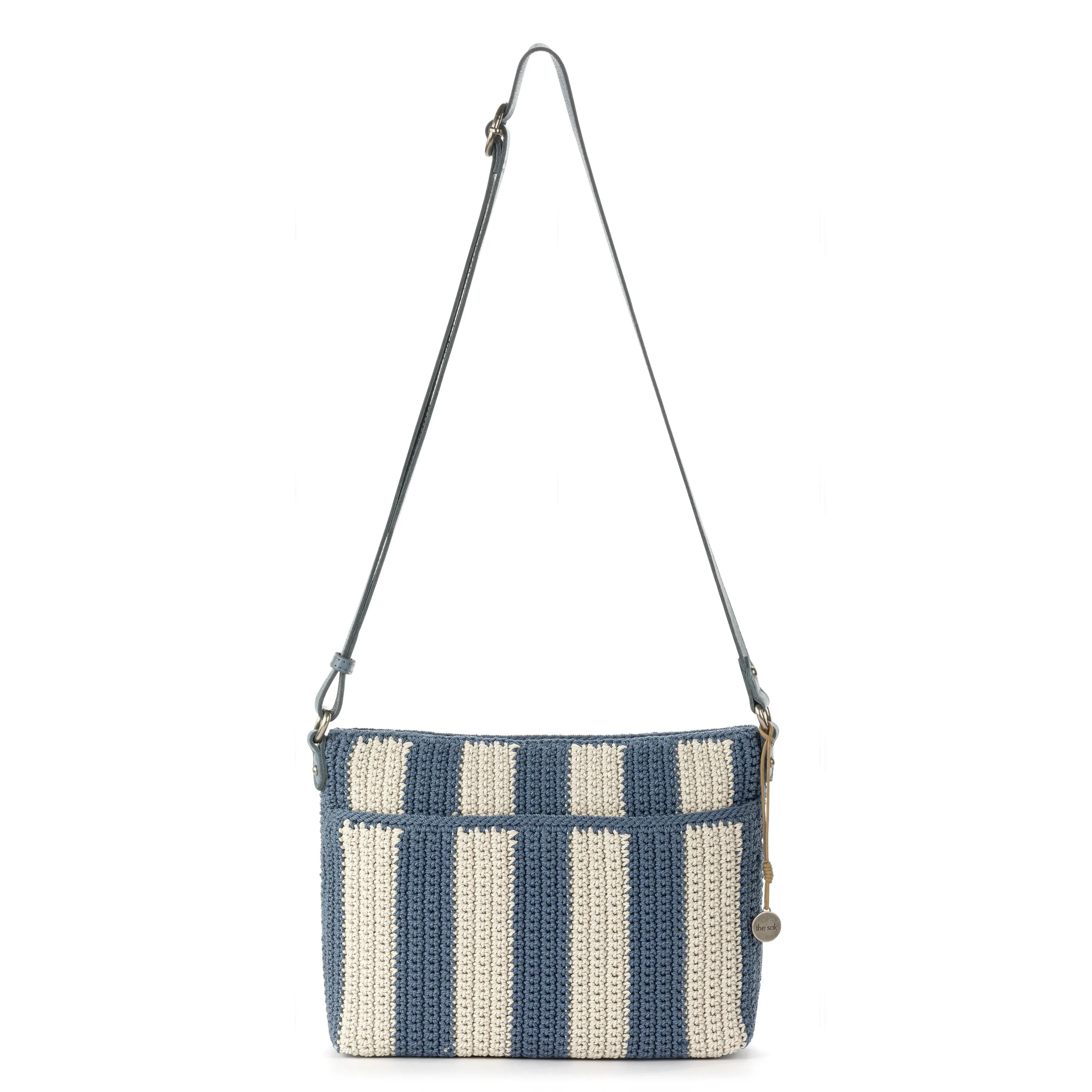 Melrose Crossbody - Hand Crochet - Maritime Stripe
