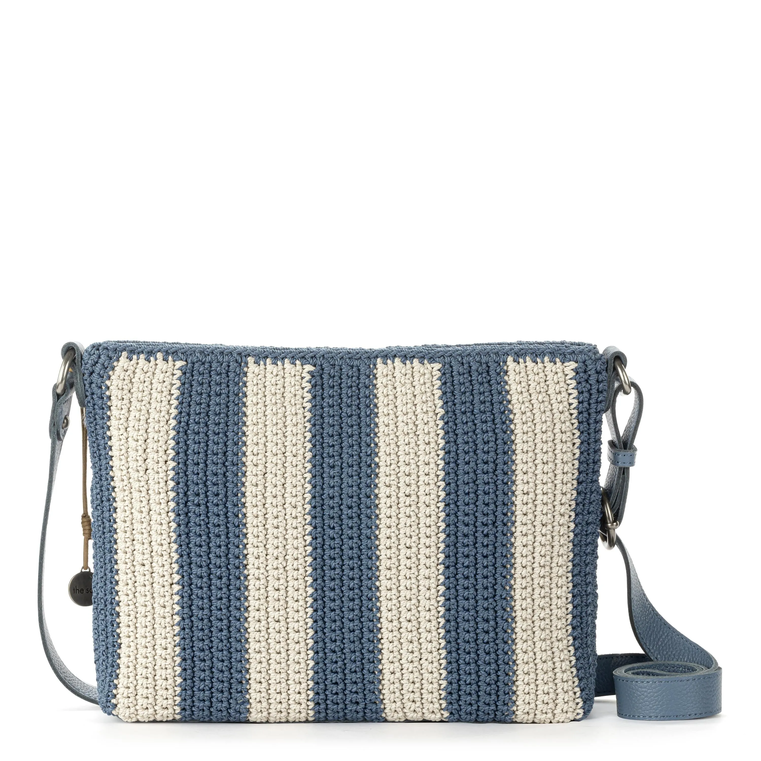 Melrose Crossbody - Hand Crochet - Maritime Stripe