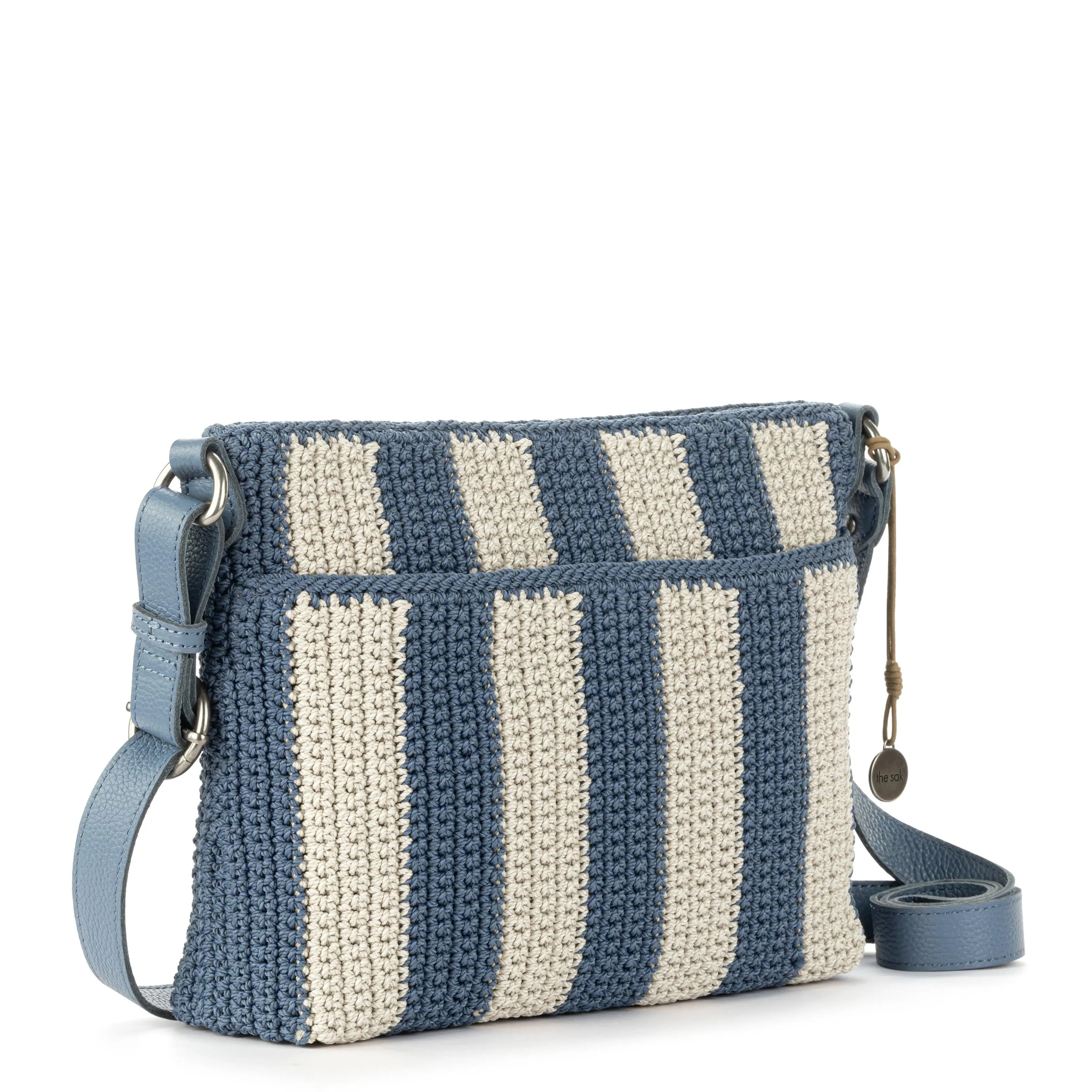 Melrose Crossbody - Hand Crochet - Maritime Stripe