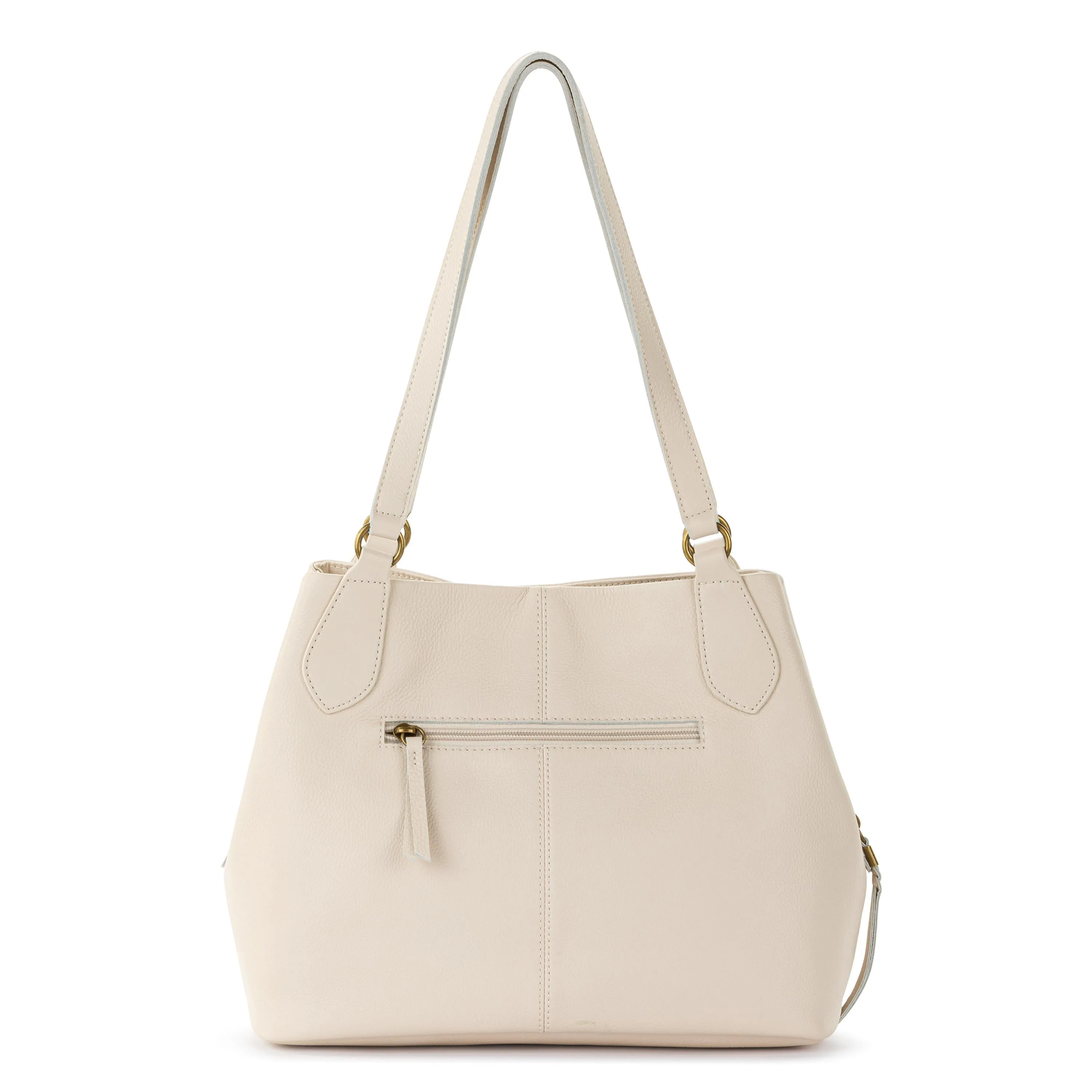 Melrose Satchel - Leather - Stone Neutral Seminyak