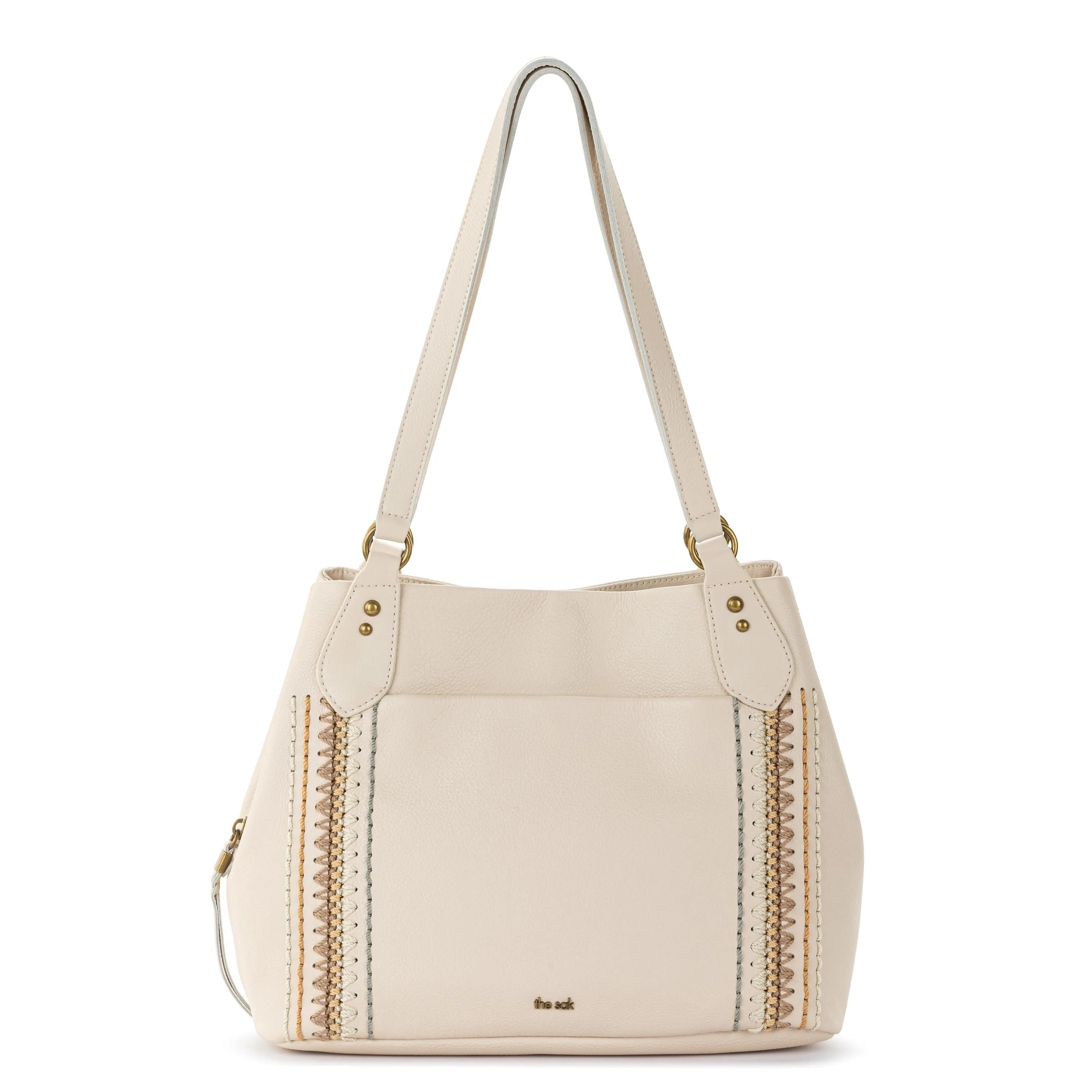 Melrose Satchel - Leather - Stone Neutral Seminyak