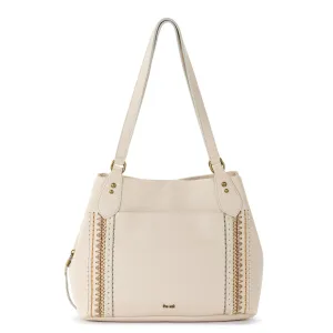 Melrose Satchel - Leather - Stone Neutral Seminyak