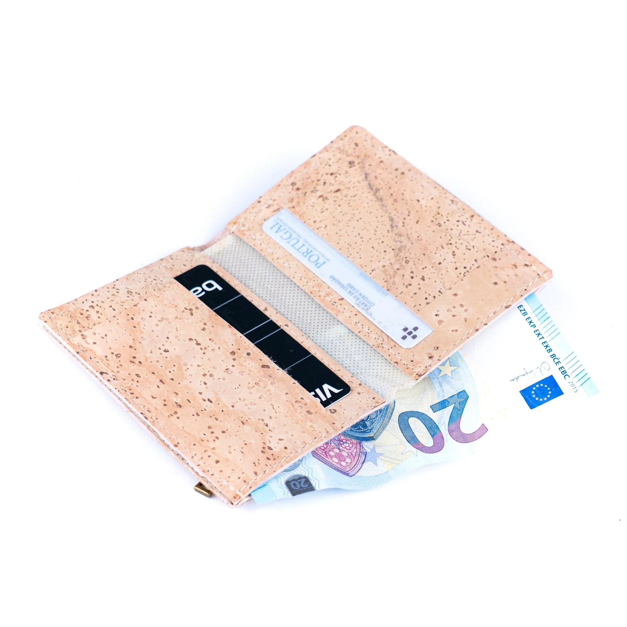 Men??s Slim Cork Wallet with Coin Pocket BAGP-252A??5units??