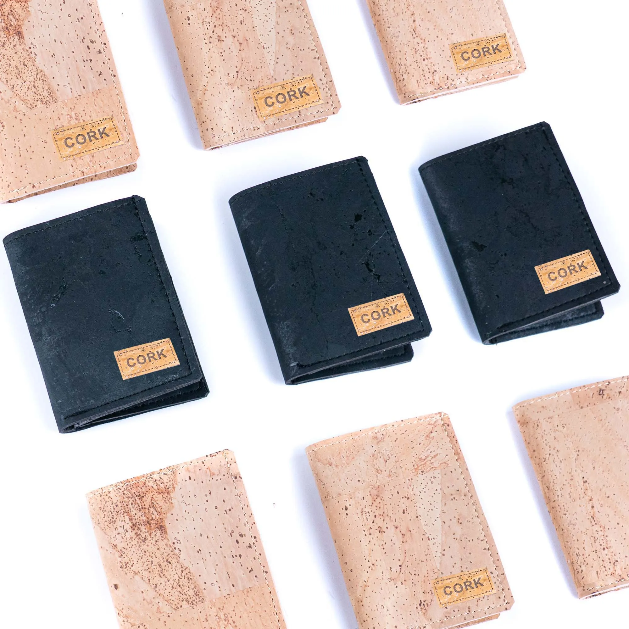 Men??s Slim Cork Wallet with Coin Pocket BAGP-252A??5units??