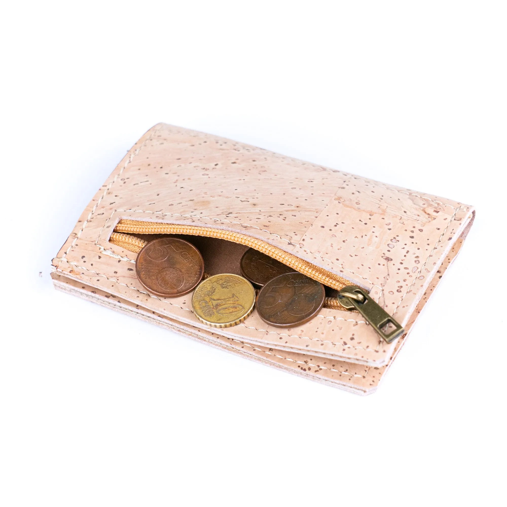 Men??s Slim Cork Wallet with Coin Pocket BAGP-252A??5units??