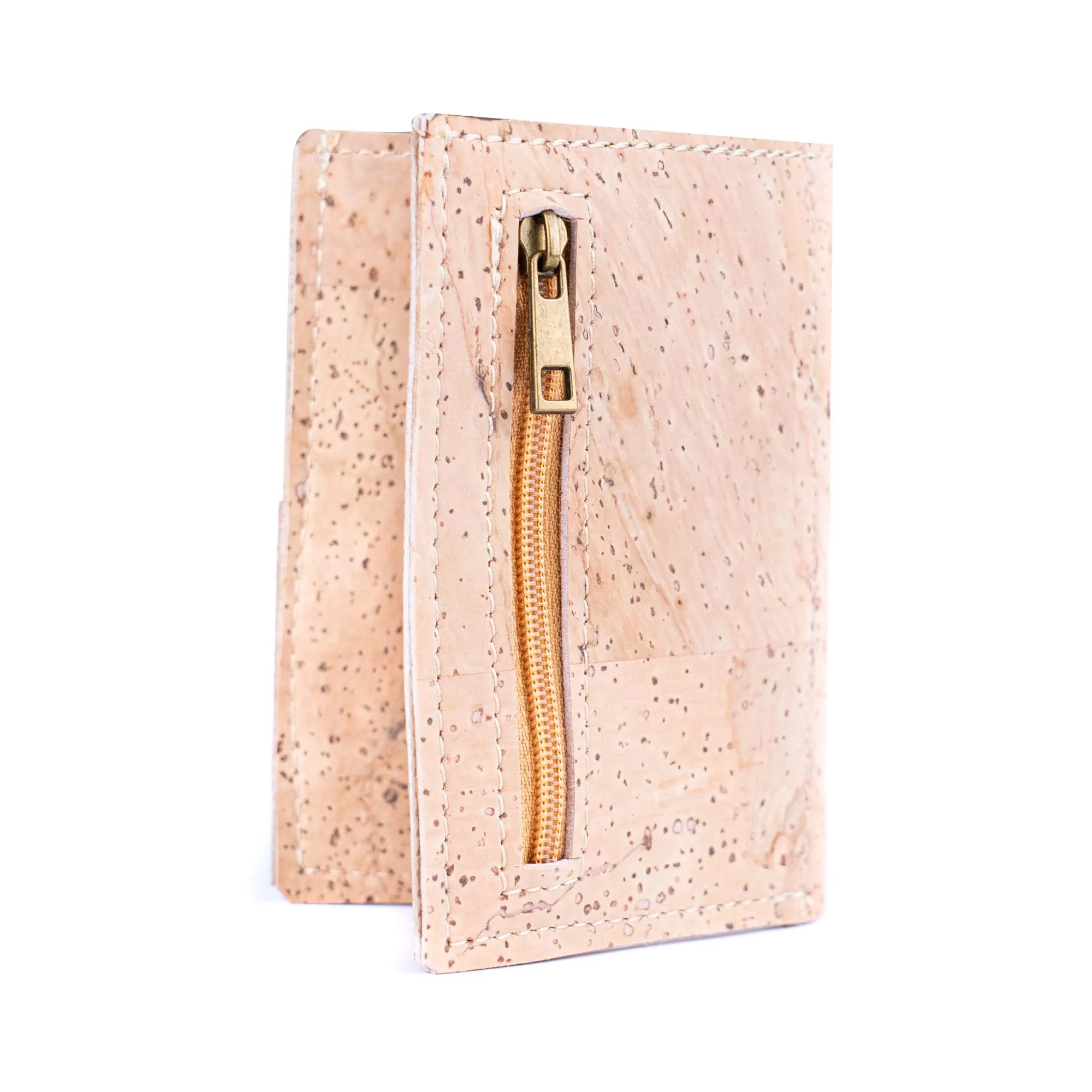 Men??s Slim Cork Wallet with Coin Pocket BAGP-252A??5units??