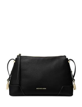 Michael Michael Kors Crosby Pebble Leather Messenger Shoulder Bag