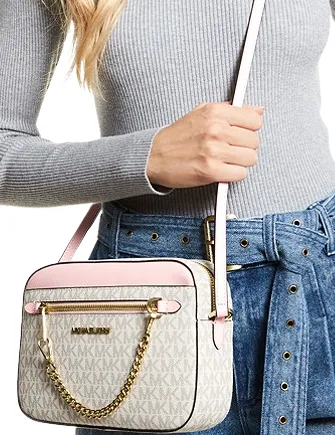 Michael Michael Kors Jet Set Large Logo Crossbody Bag