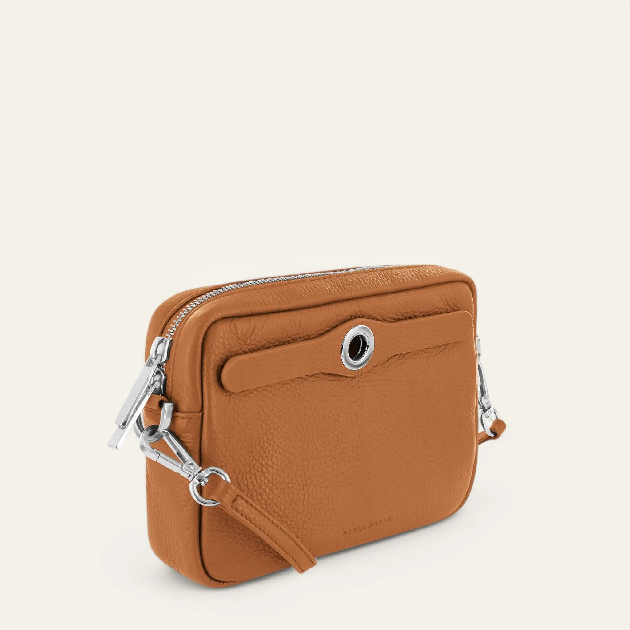Millie Crossbody | Tan with Silver hardware