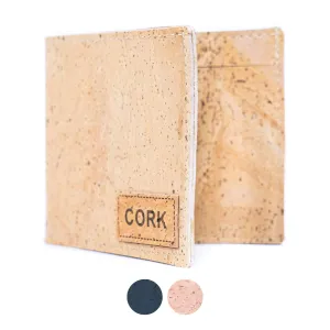 Minimalist Cork Wallet for Men ?C Natural & Black OptionsBAGP-157??5units??