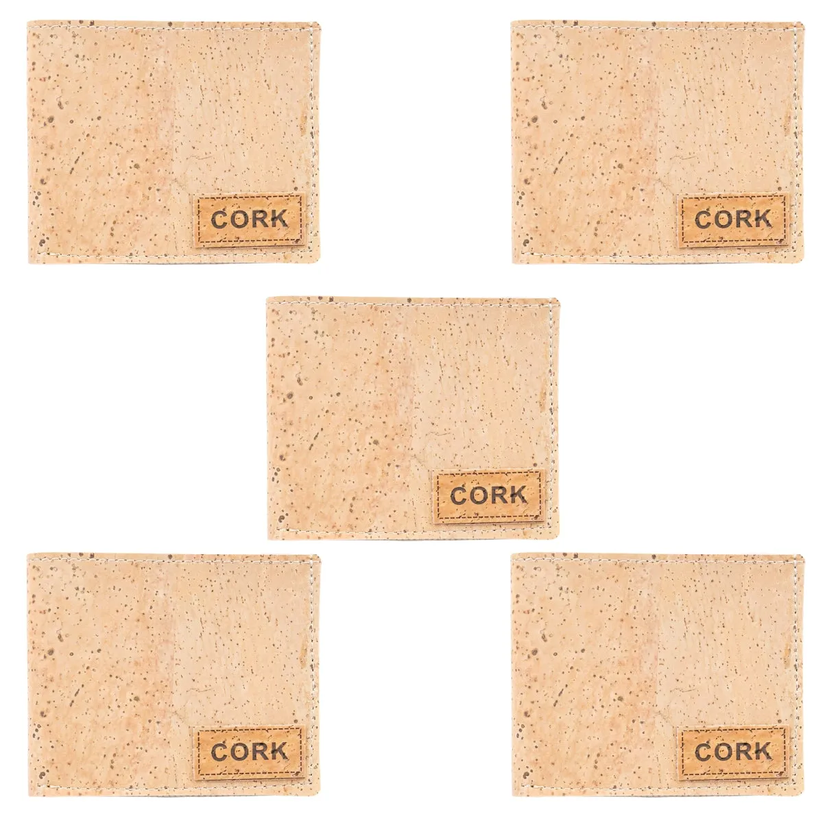 Minimalist Cork Wallet for Men ?C Natural & Black OptionsBAGP-157??5units??
