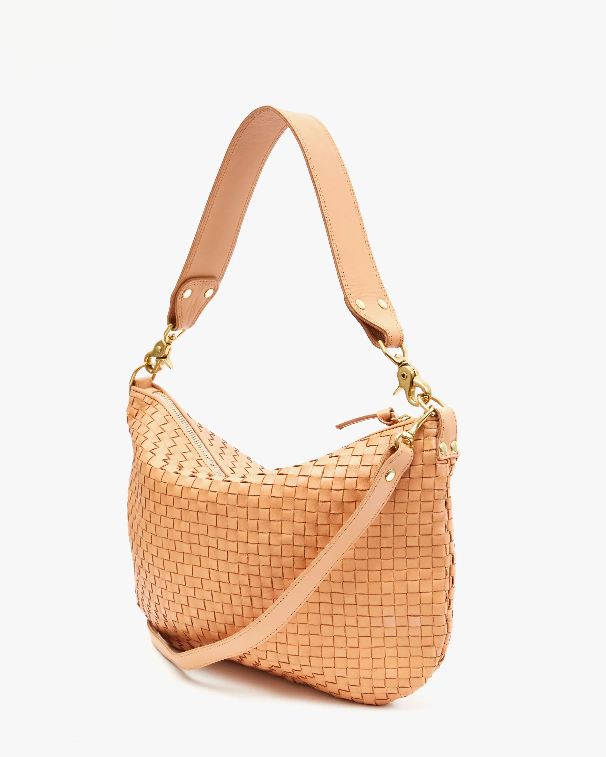 Moyen Messenger Handbags - Crossbody - Moyen Messenger Bisque Woven Checker