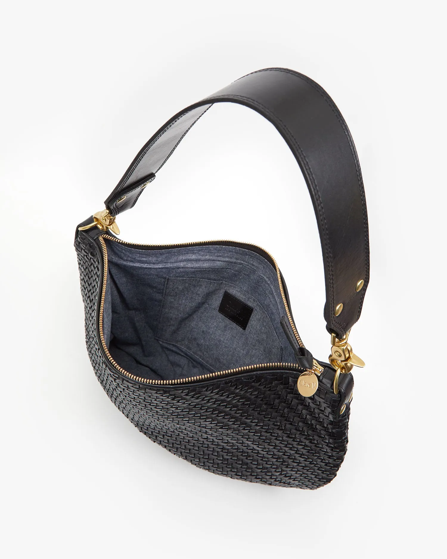 Moyen Messenger Handbags - Crossbody - Moyen Messenger Black Zig Zag