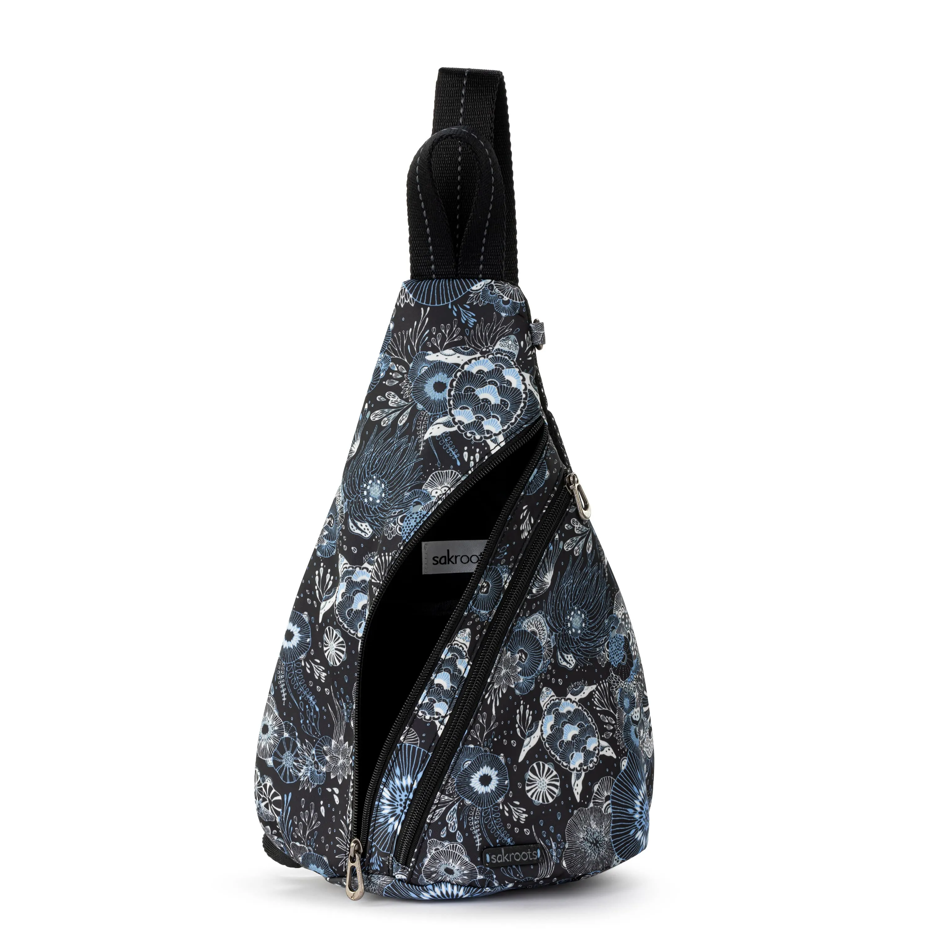 On The Go Sling Backpack - EcoTwill - Midnight Seascape