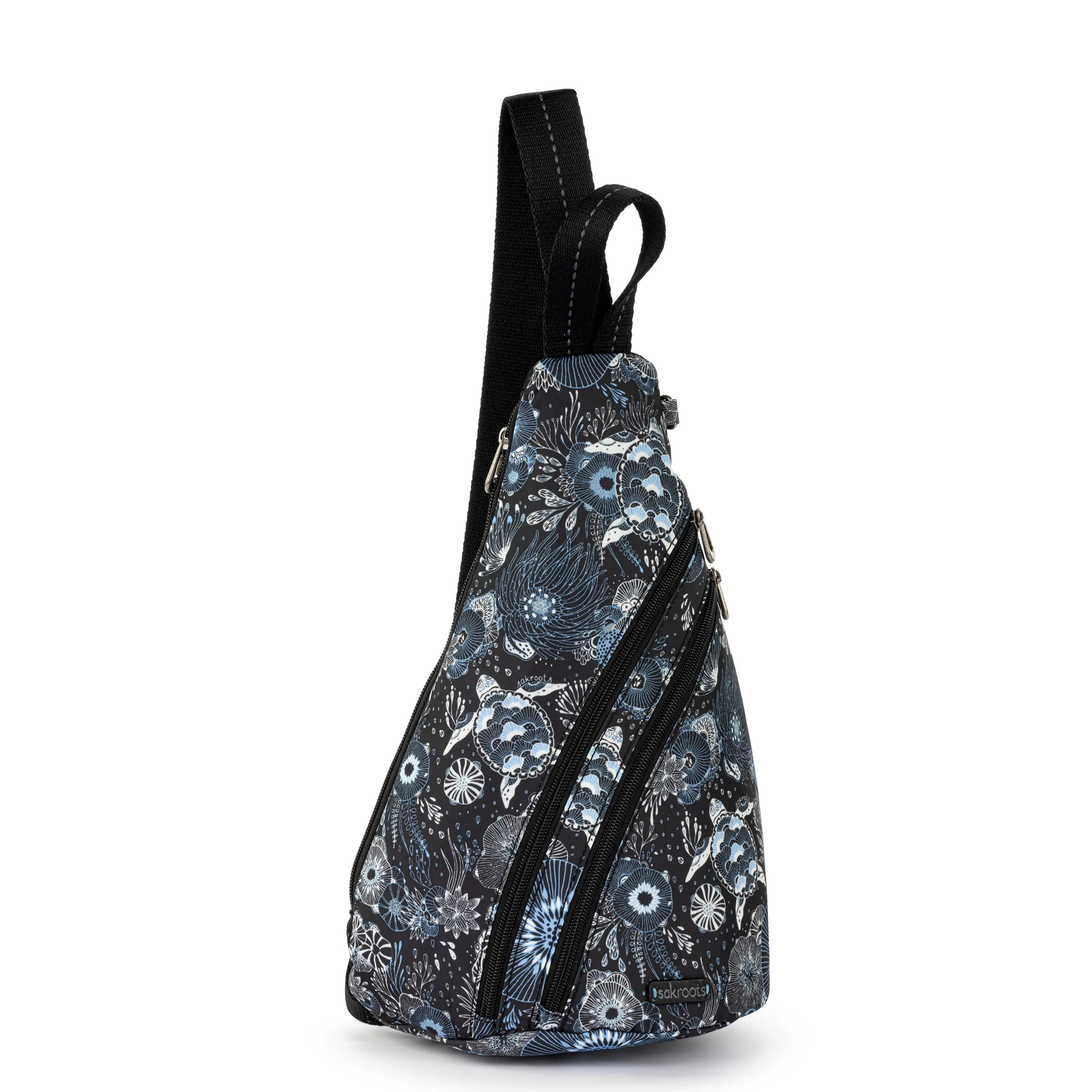 On The Go Sling Backpack - EcoTwill - Midnight Seascape