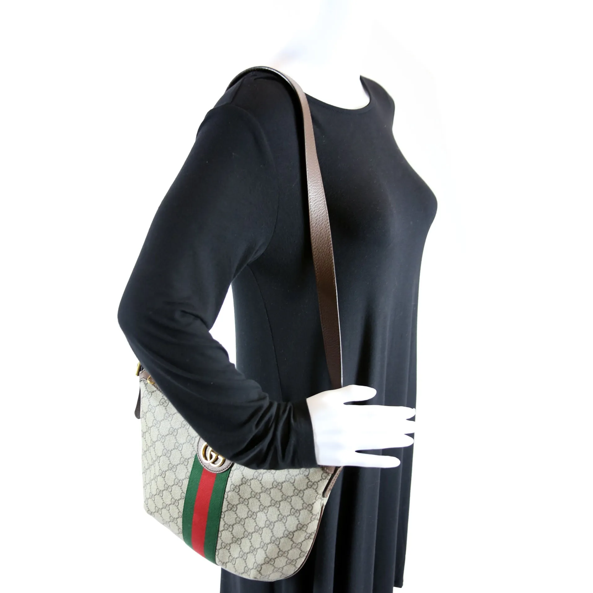 Ophidia Gucci Supreme Small Shoulder Bag 598125