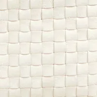 Petit Moyen Handbags - Crossbody - Petit Moyen Cream Woven Checker