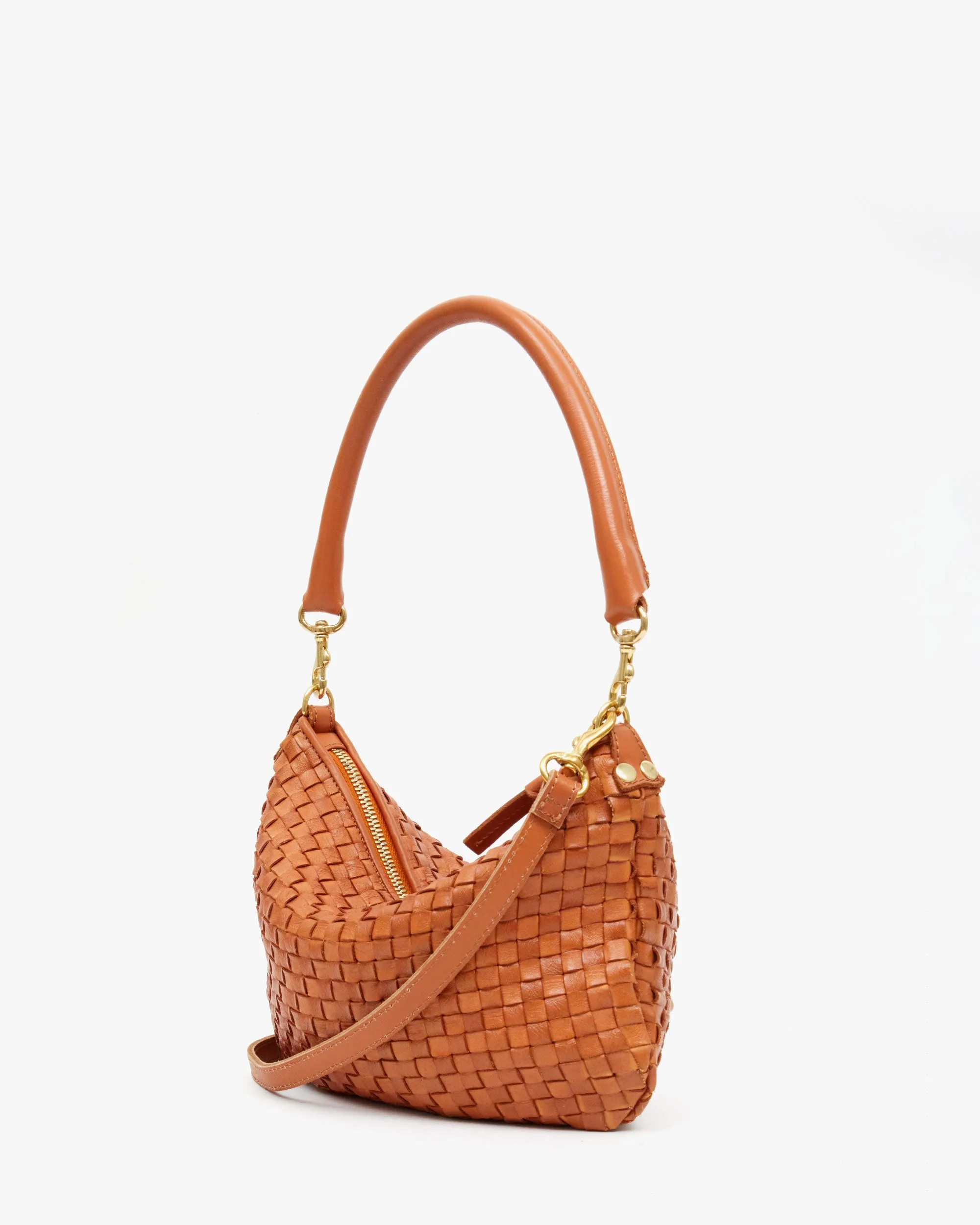 Petit Moyen Handbags - Crossbody - Petit Moyen Natural Woven Checker