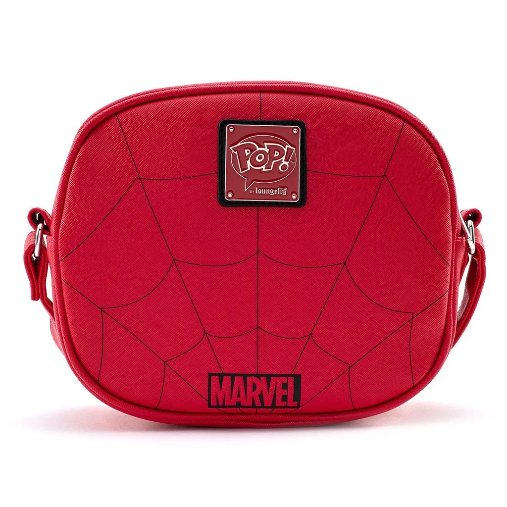 Pop! by Loungefly x Marvel Spider-Man Pin Collector Crossbody Bag