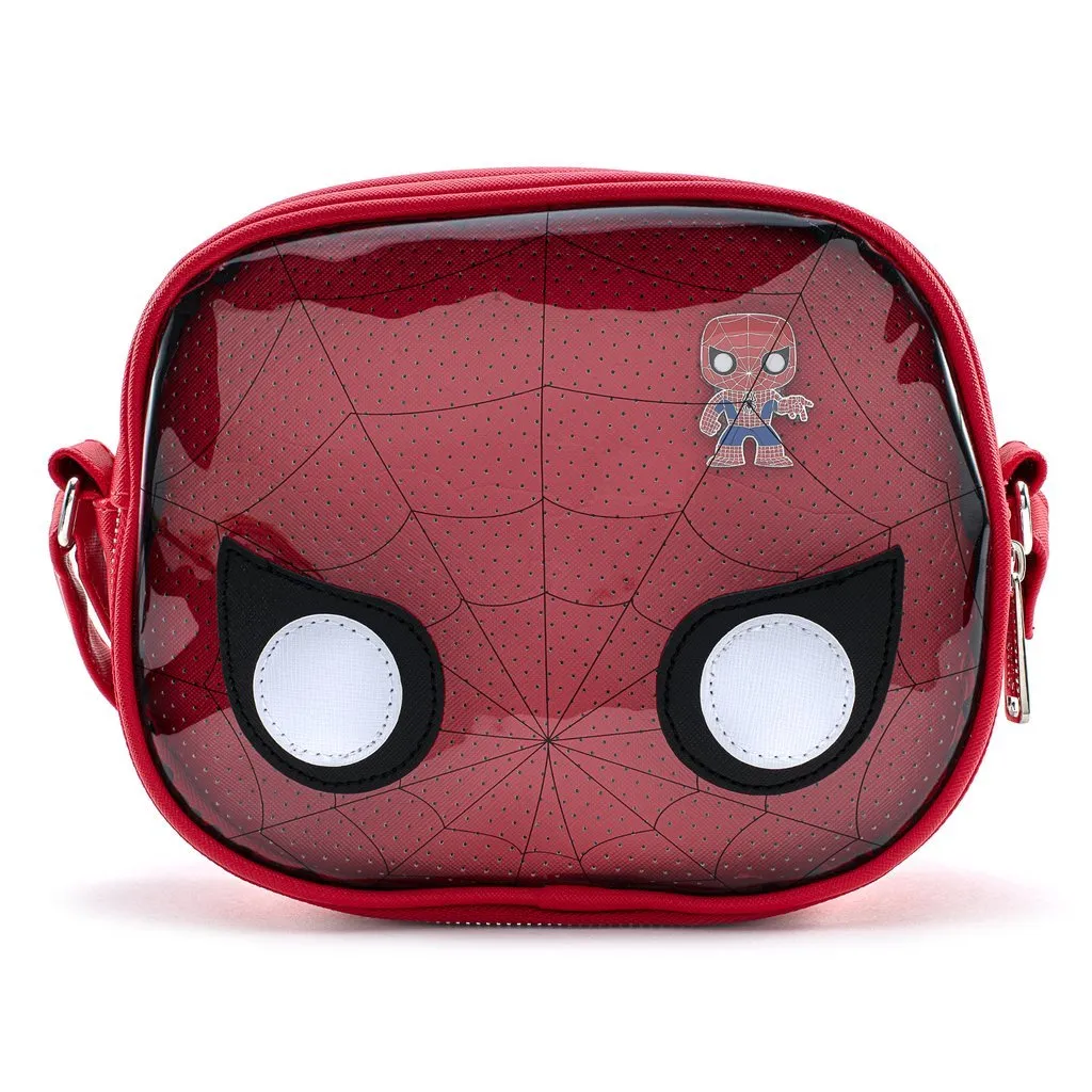 Pop! by Loungefly x Marvel Spider-Man Pin Collector Crossbody Bag