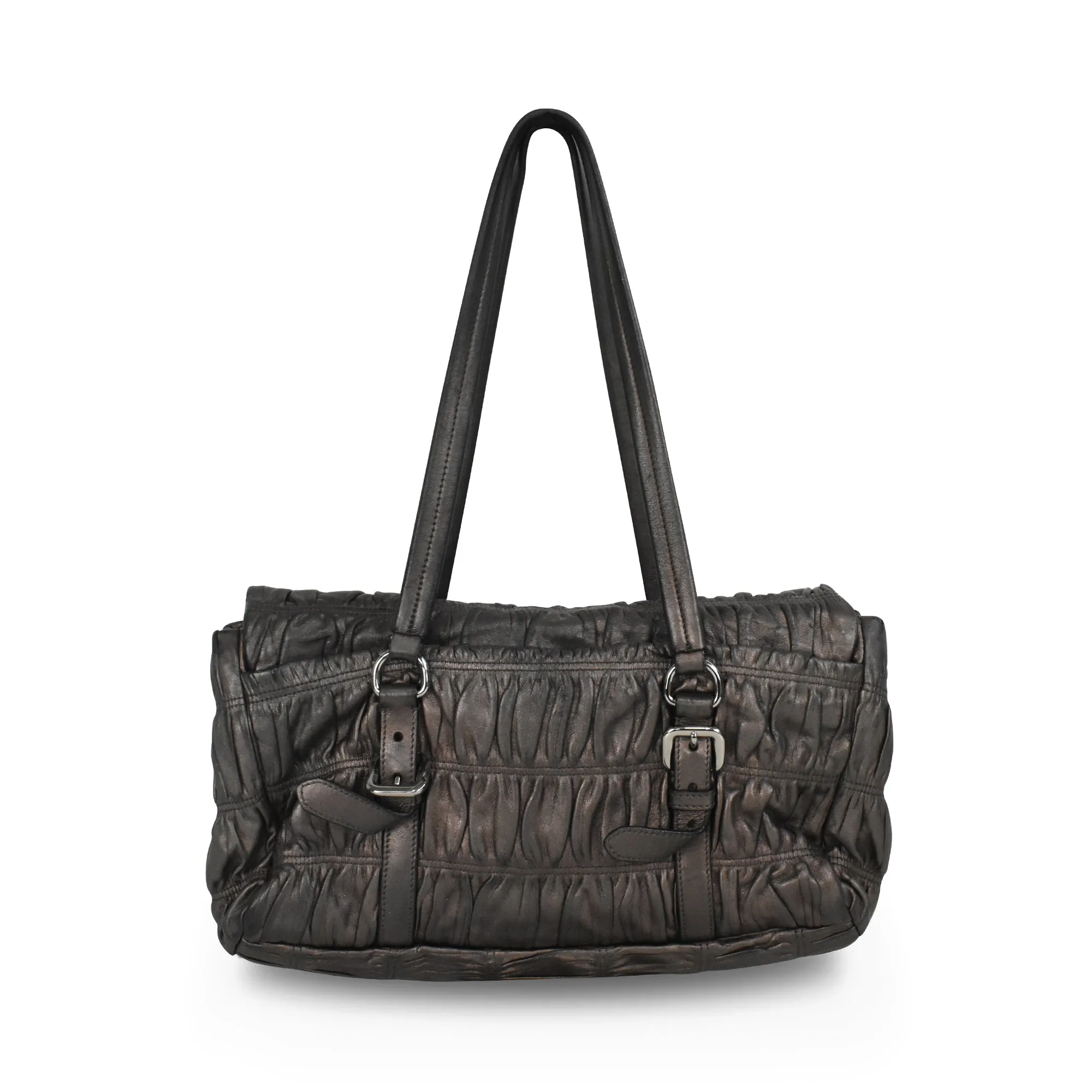 Prada 'Nappa Gaufre Sound Lock' Shoulder Bag