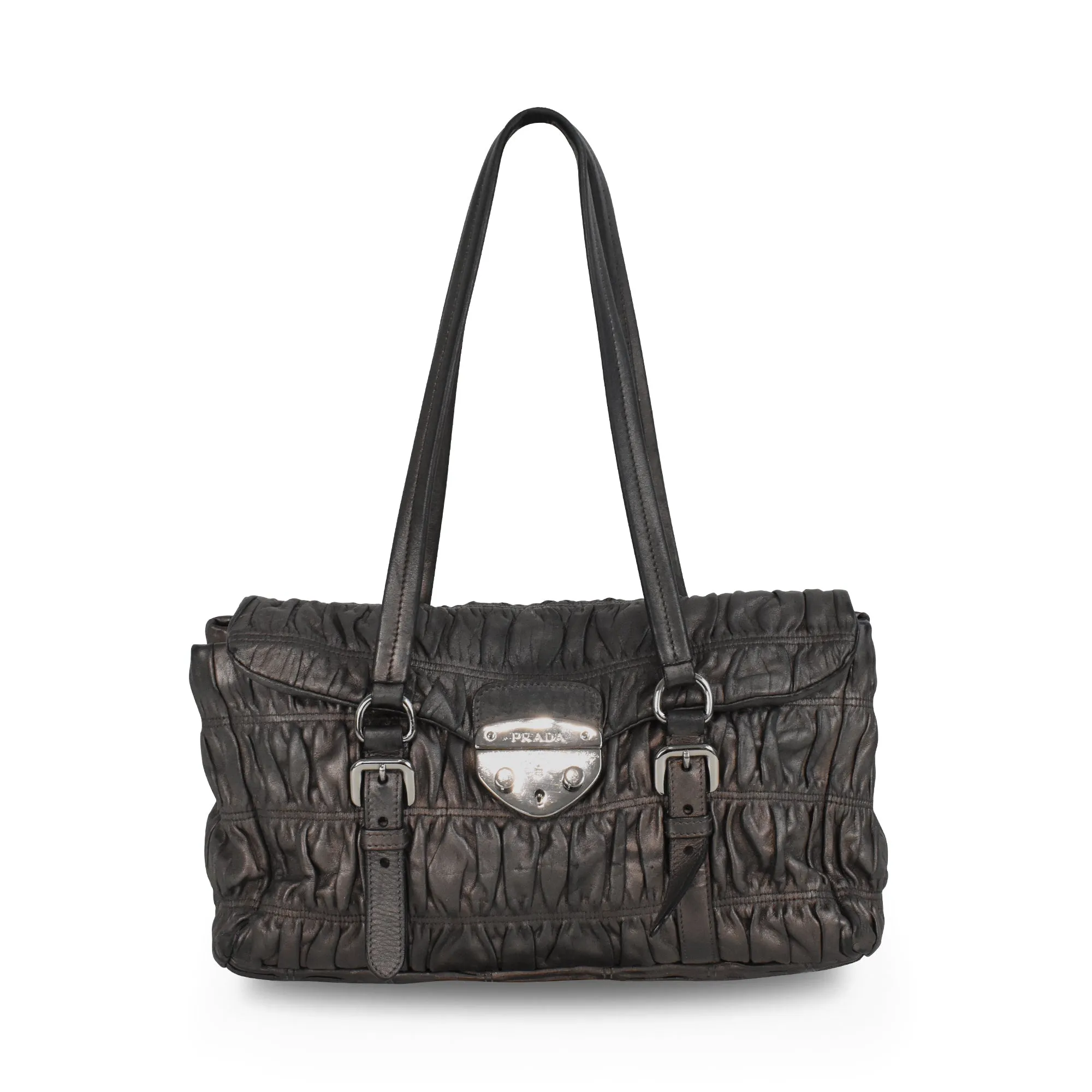 Prada 'Nappa Gaufre Sound Lock' Shoulder Bag