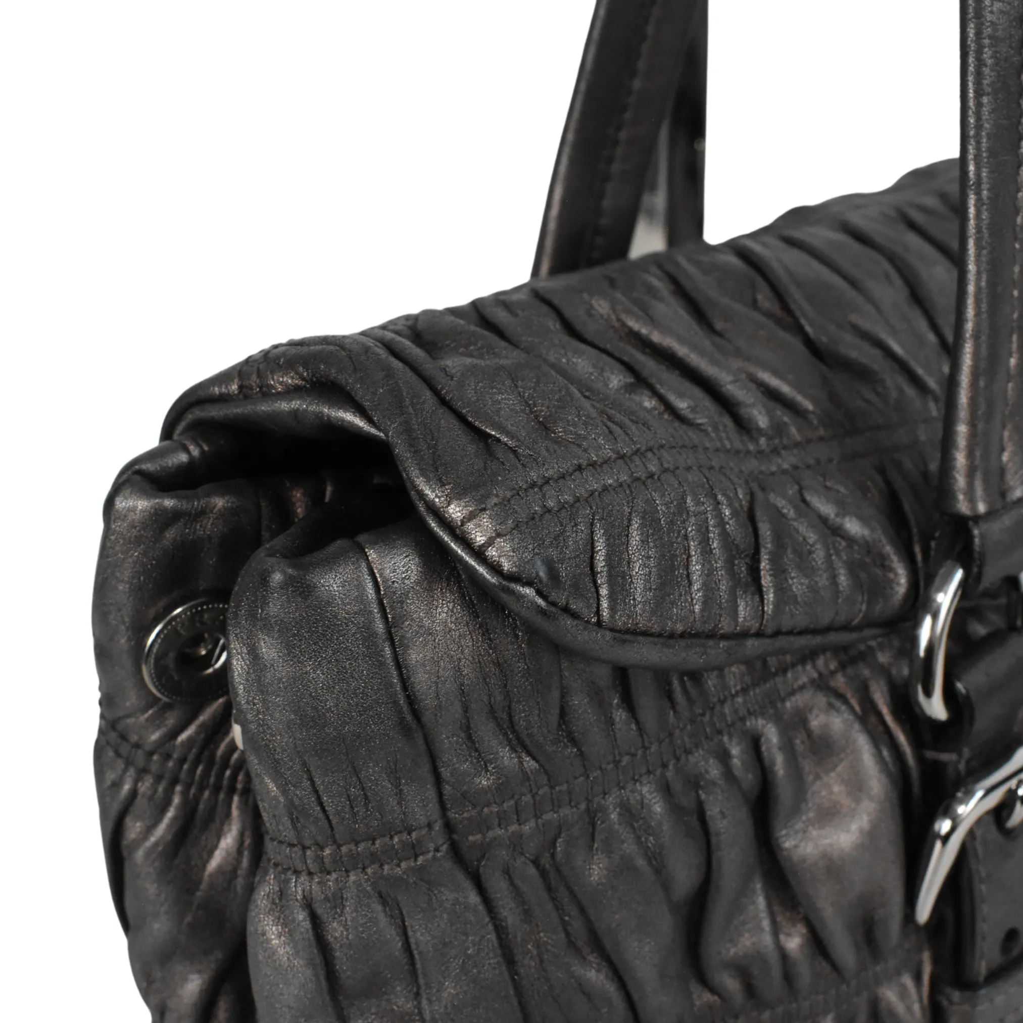 Prada 'Nappa Gaufre Sound Lock' Shoulder Bag