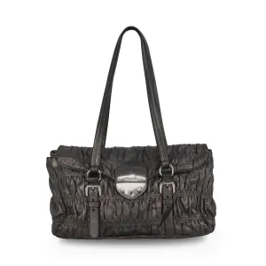 Prada 'Nappa Gaufre Sound Lock' Shoulder Bag
