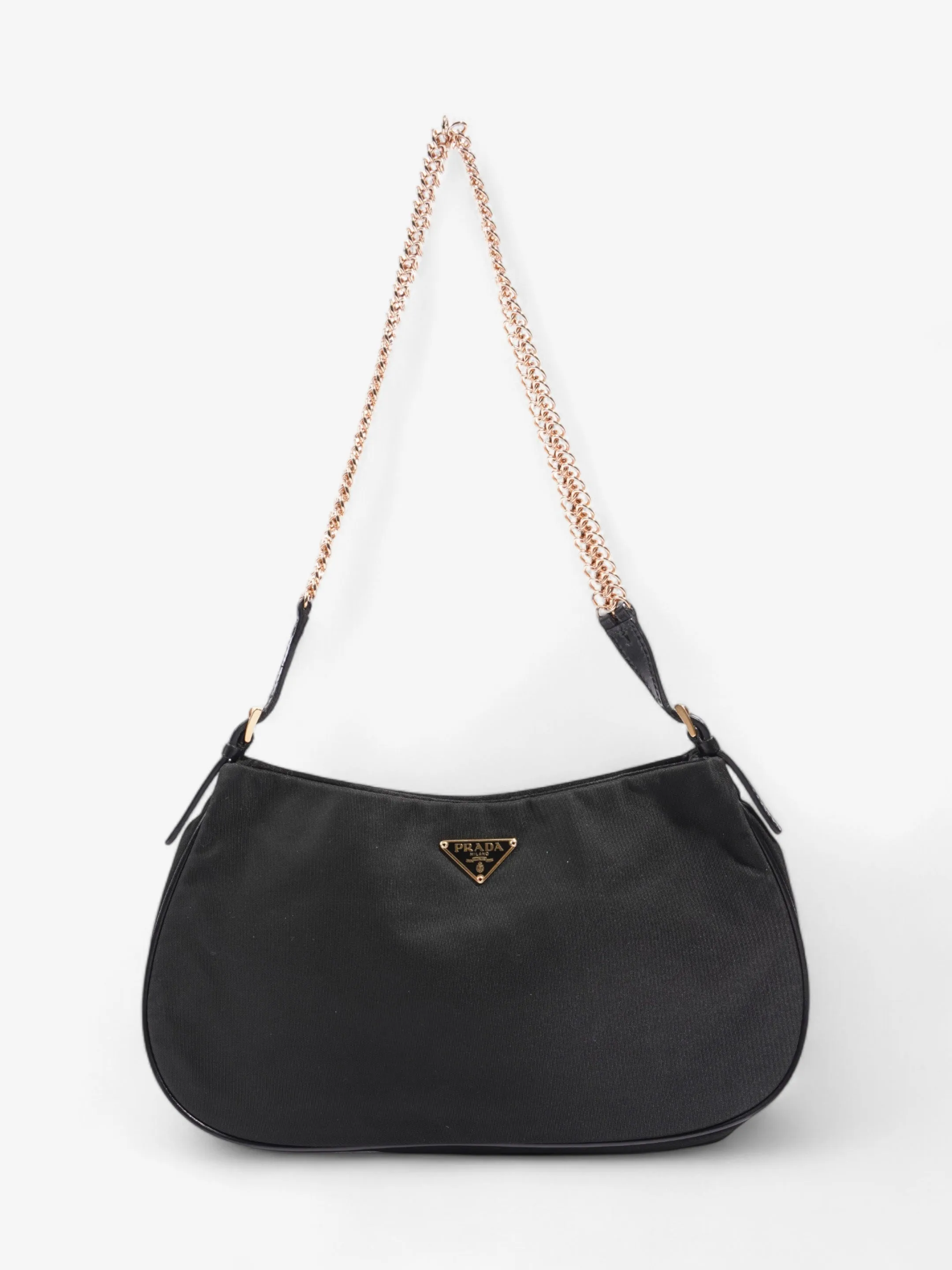 Prada Tessuto Shoulder Bag Black Nylon