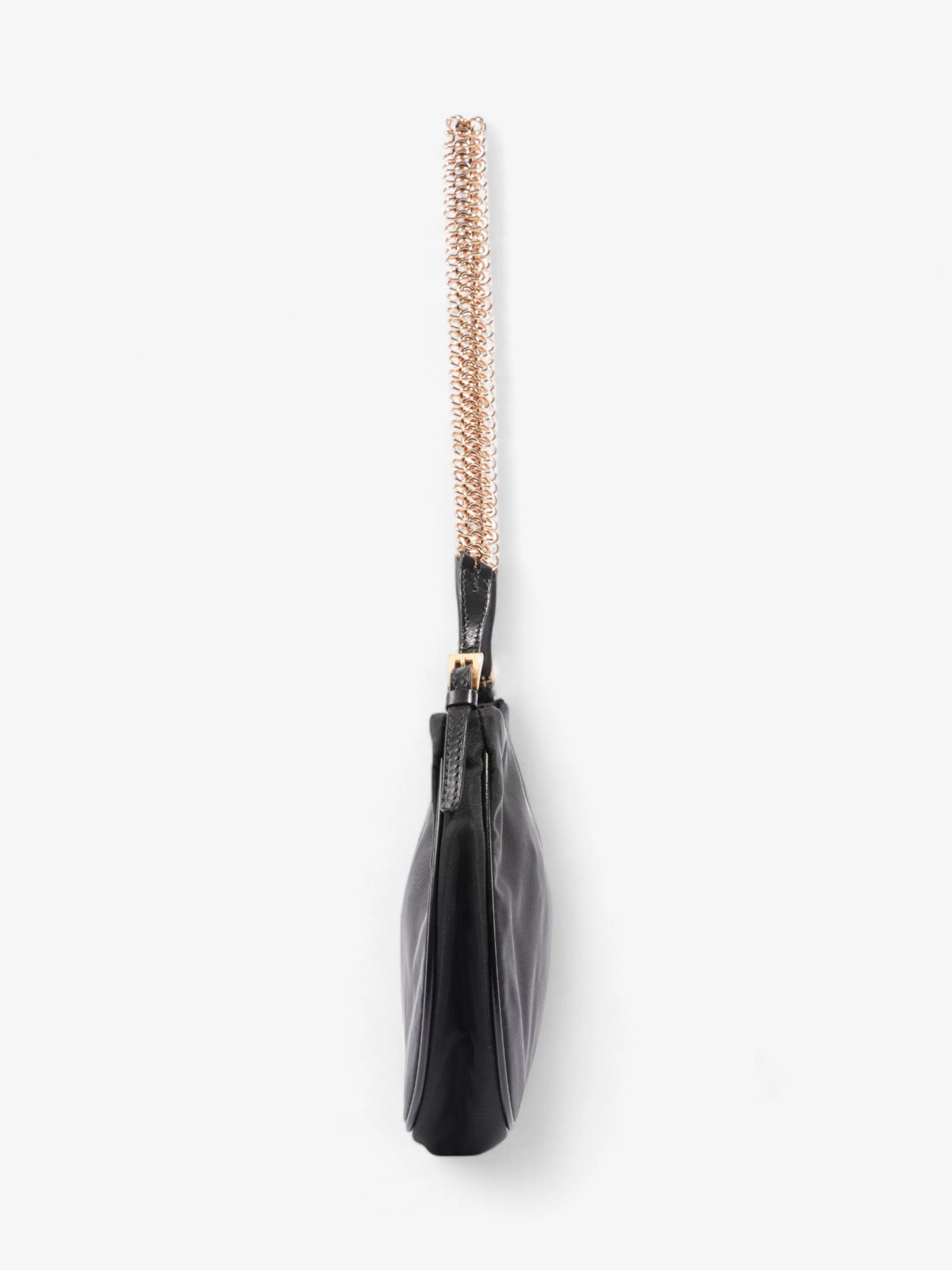 Prada Tessuto Shoulder Bag Black Nylon