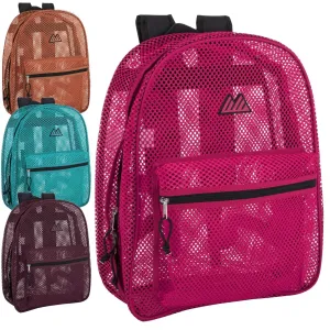 Premium 17 Inch Mesh Backpack - Girls