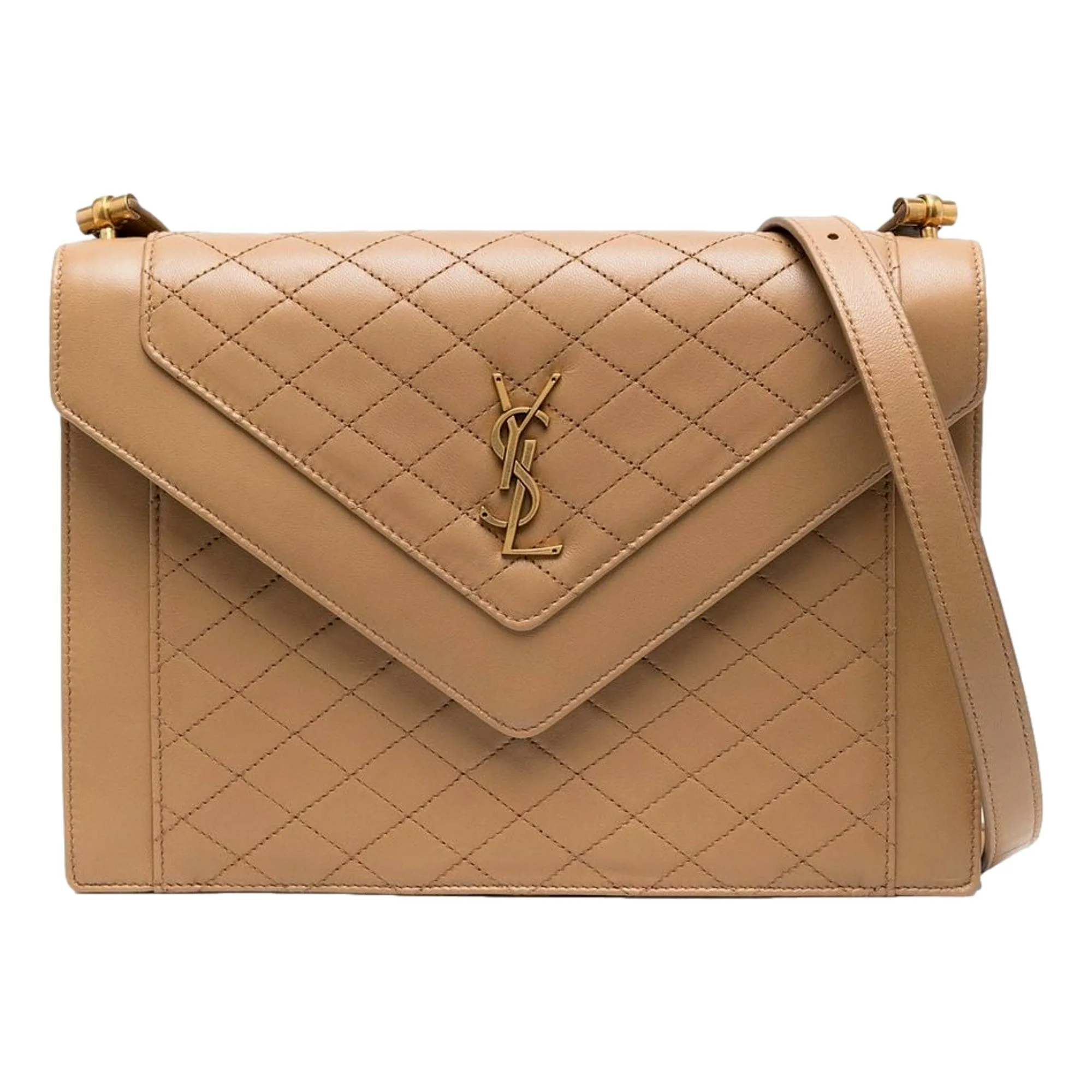 Saint Laurent Gabby Light Brown Shoulder Bag