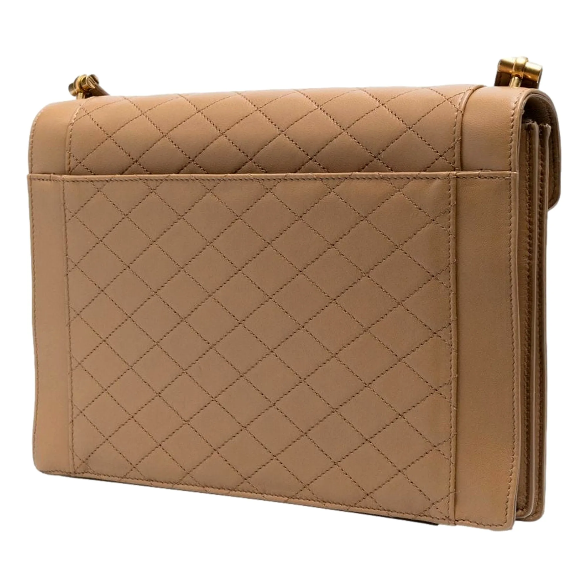 Saint Laurent Gabby Light Brown Shoulder Bag