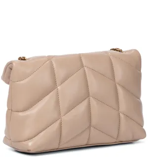 SAINT LAURENT Loulou Puffer Toy Leather Shoulder Bag