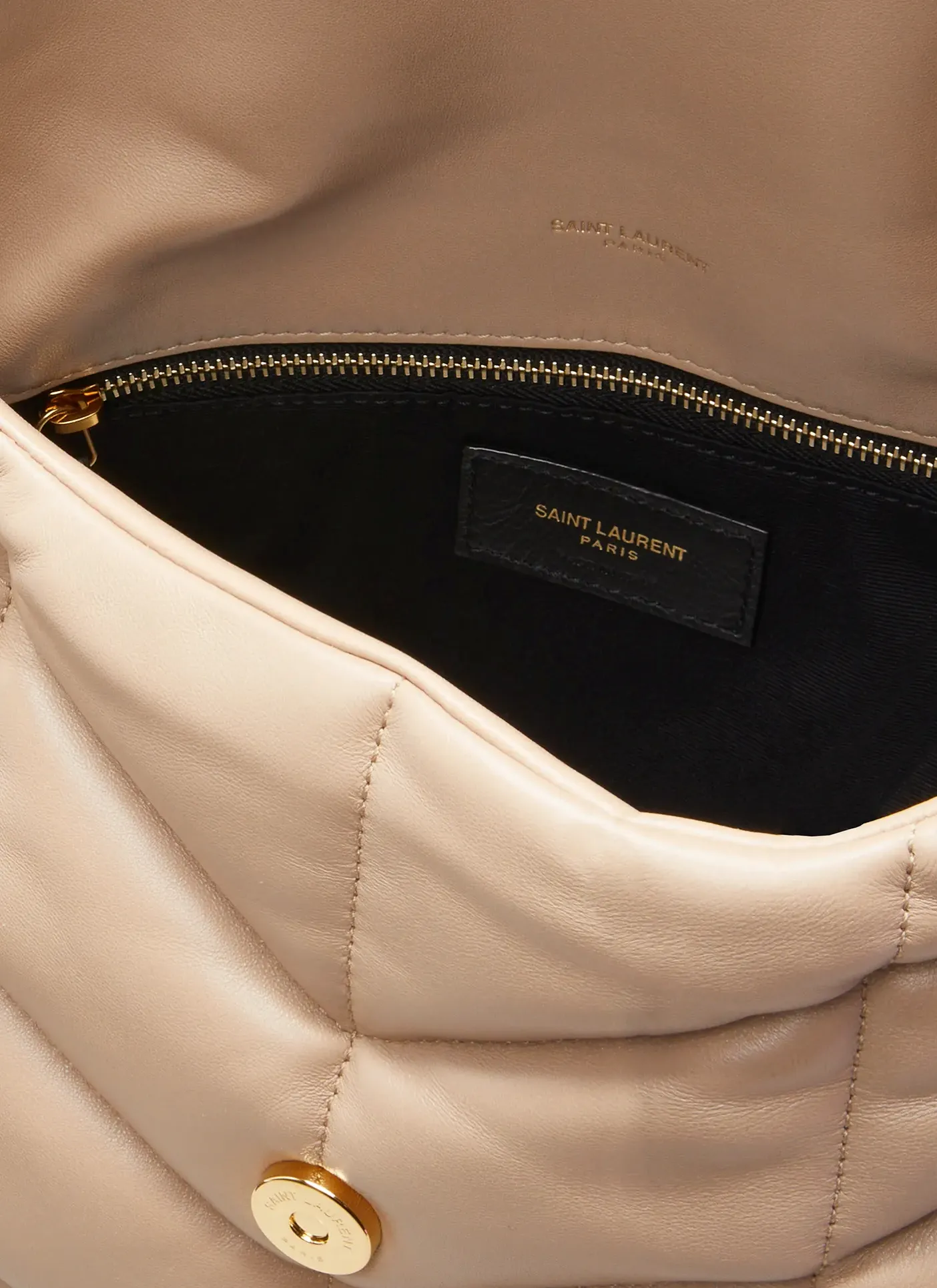 SAINT LAURENT Loulou Puffer Toy Leather Shoulder Bag