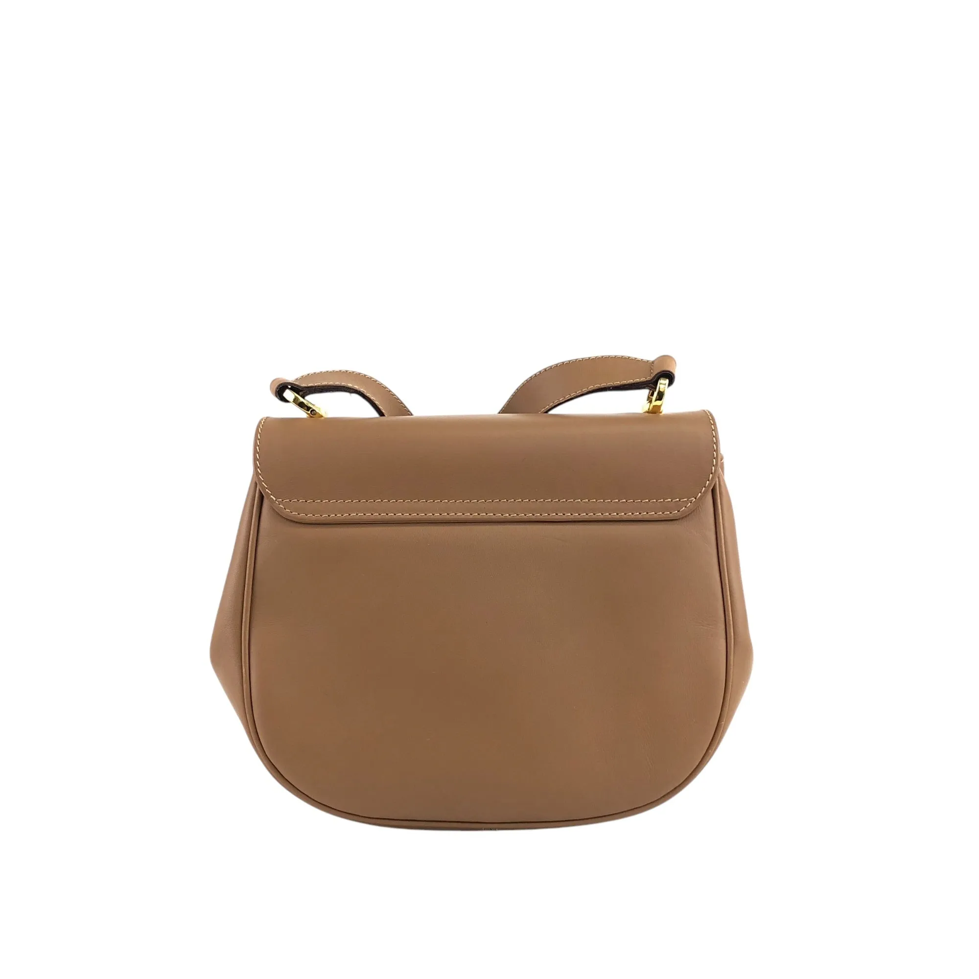 Salvatore Ferragamo Gancini Shoulder bag Brown Vintage hr6rnn