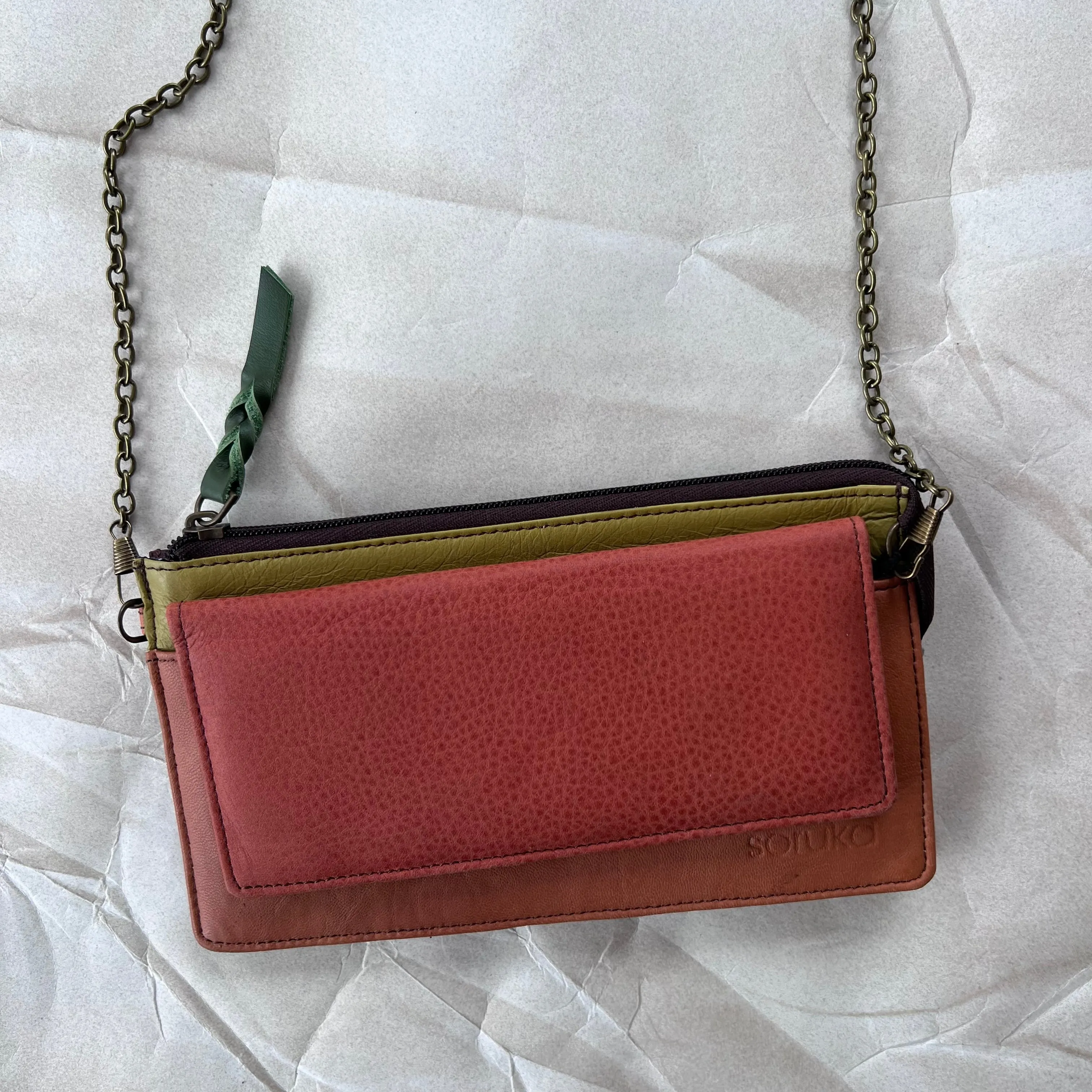 Soruka - Targa Clutch Wallet, Coral