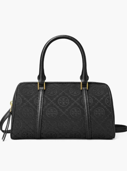 T MONOGRAM PETITE BARREL BAG