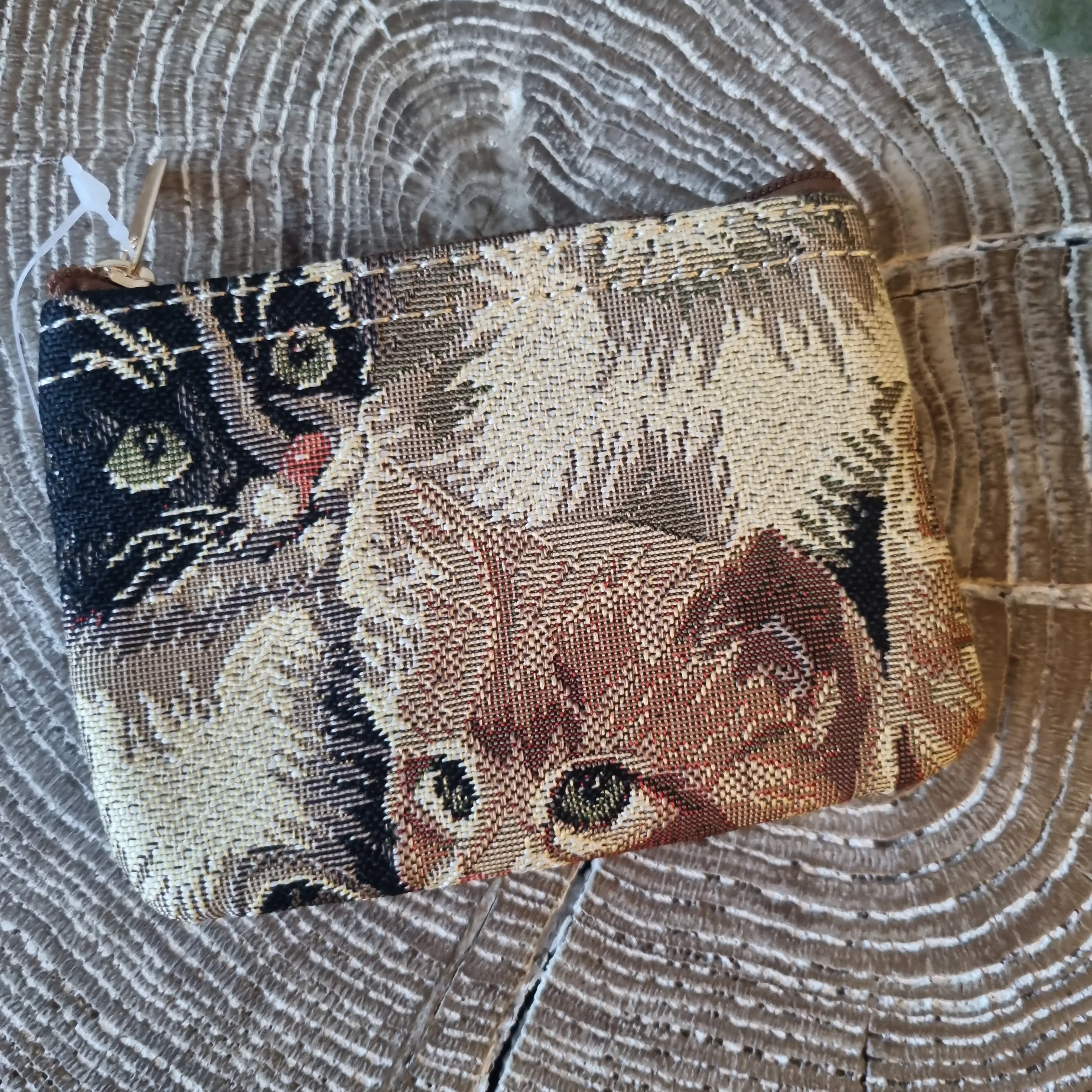 Tapestry Zip Coin Purse