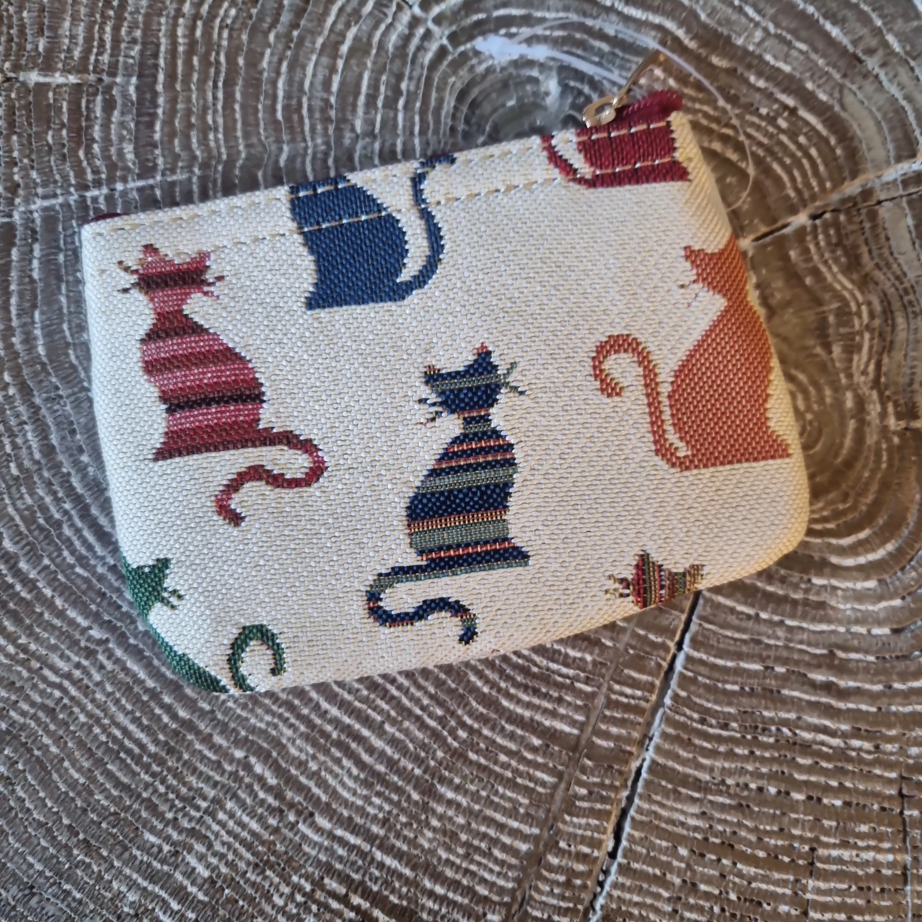 Tapestry Zip Coin Purse
