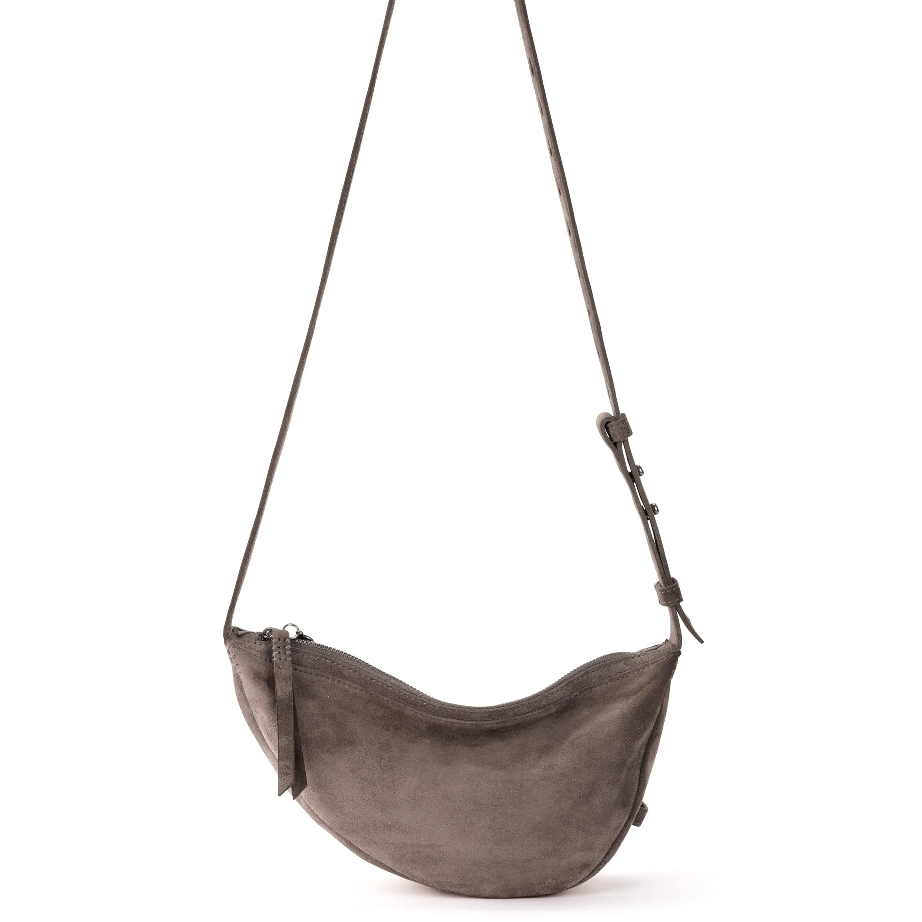 Tess Sling - Leather - Mushroom Suede