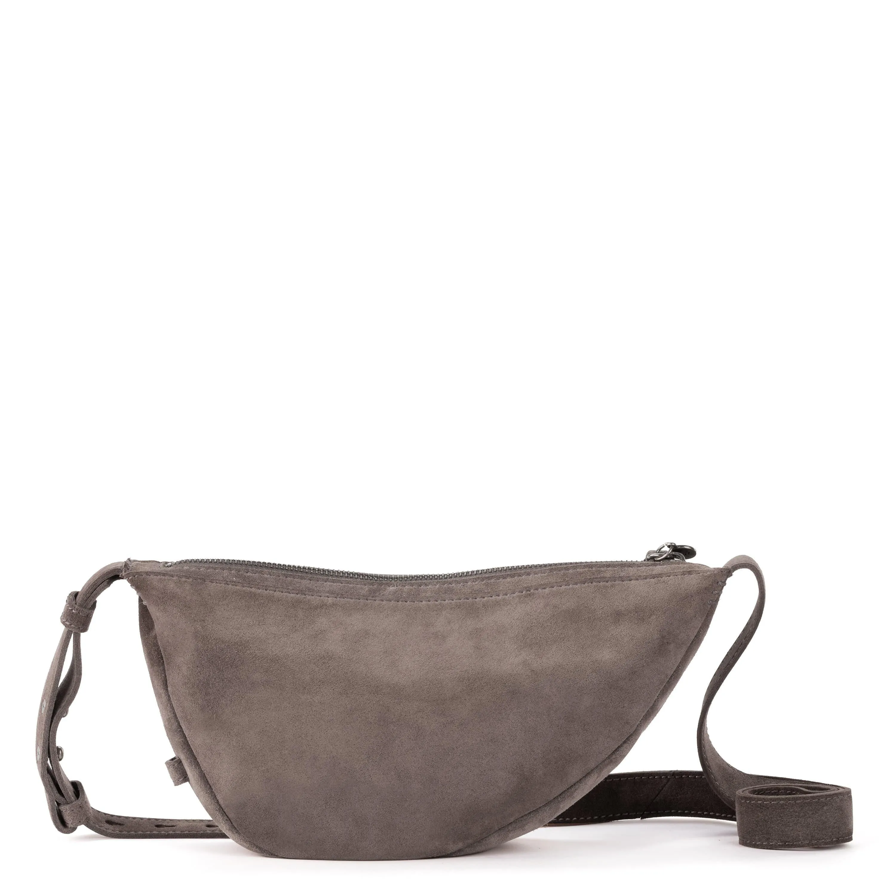 Tess Sling - Leather - Mushroom Suede