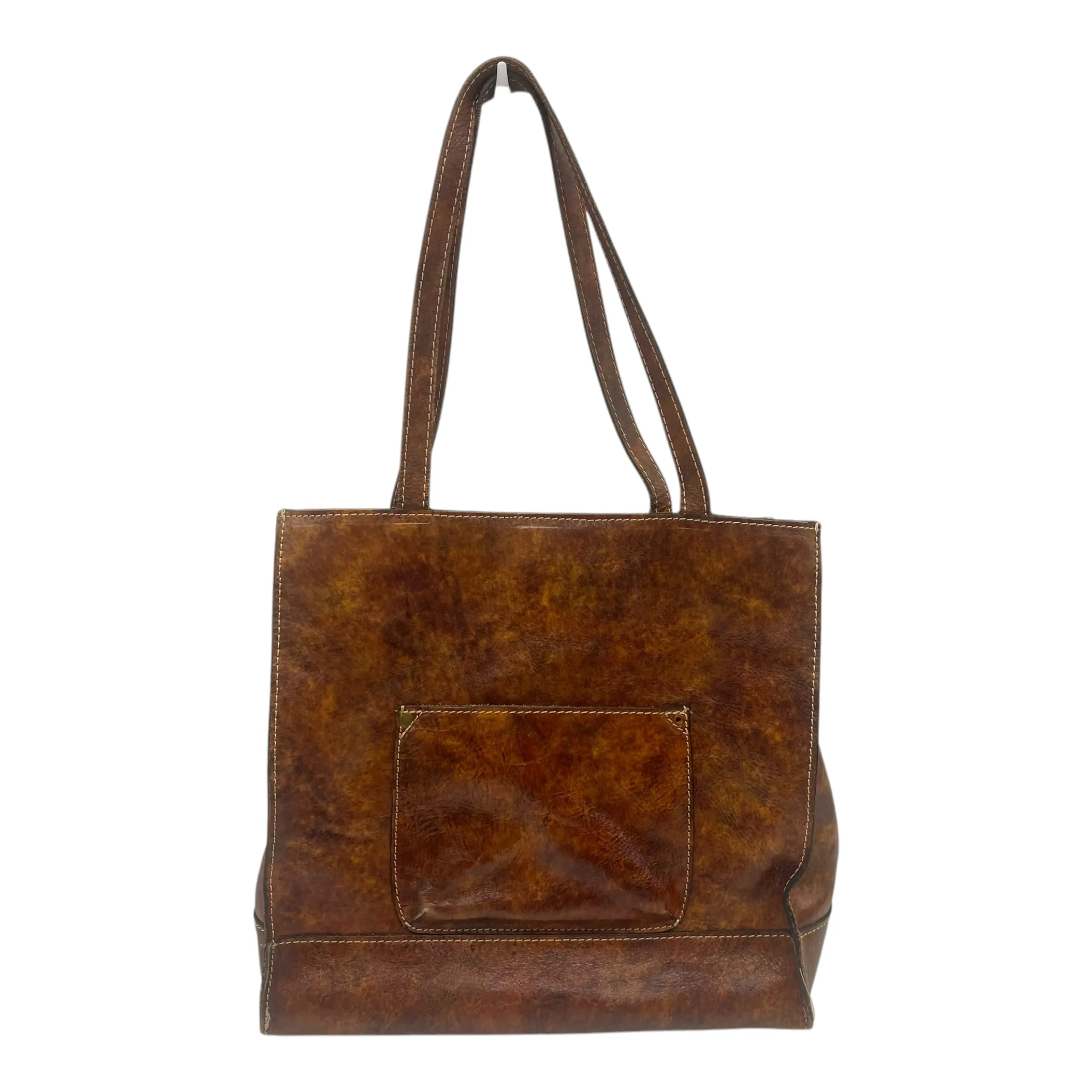 Tote Designer By Patricia Nash In Brown, Size:Large